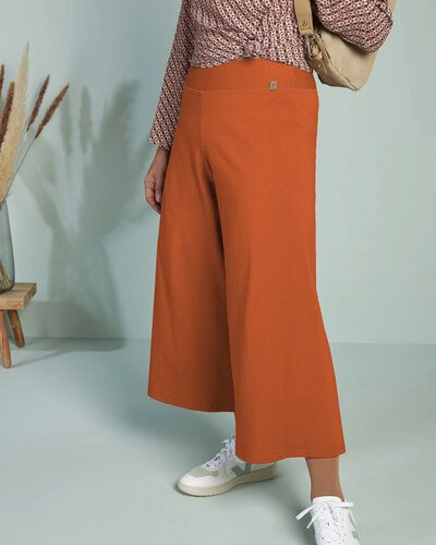 La Gitana Culotte Hose Damen Bio-Baumwolljersey nachhaltig – „Loah“ – Ansicht 2