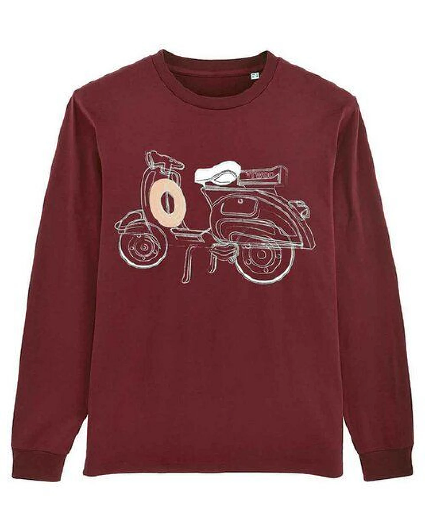 YTWOO Herren Langarmshirt mit Scooter – Ansicht 2