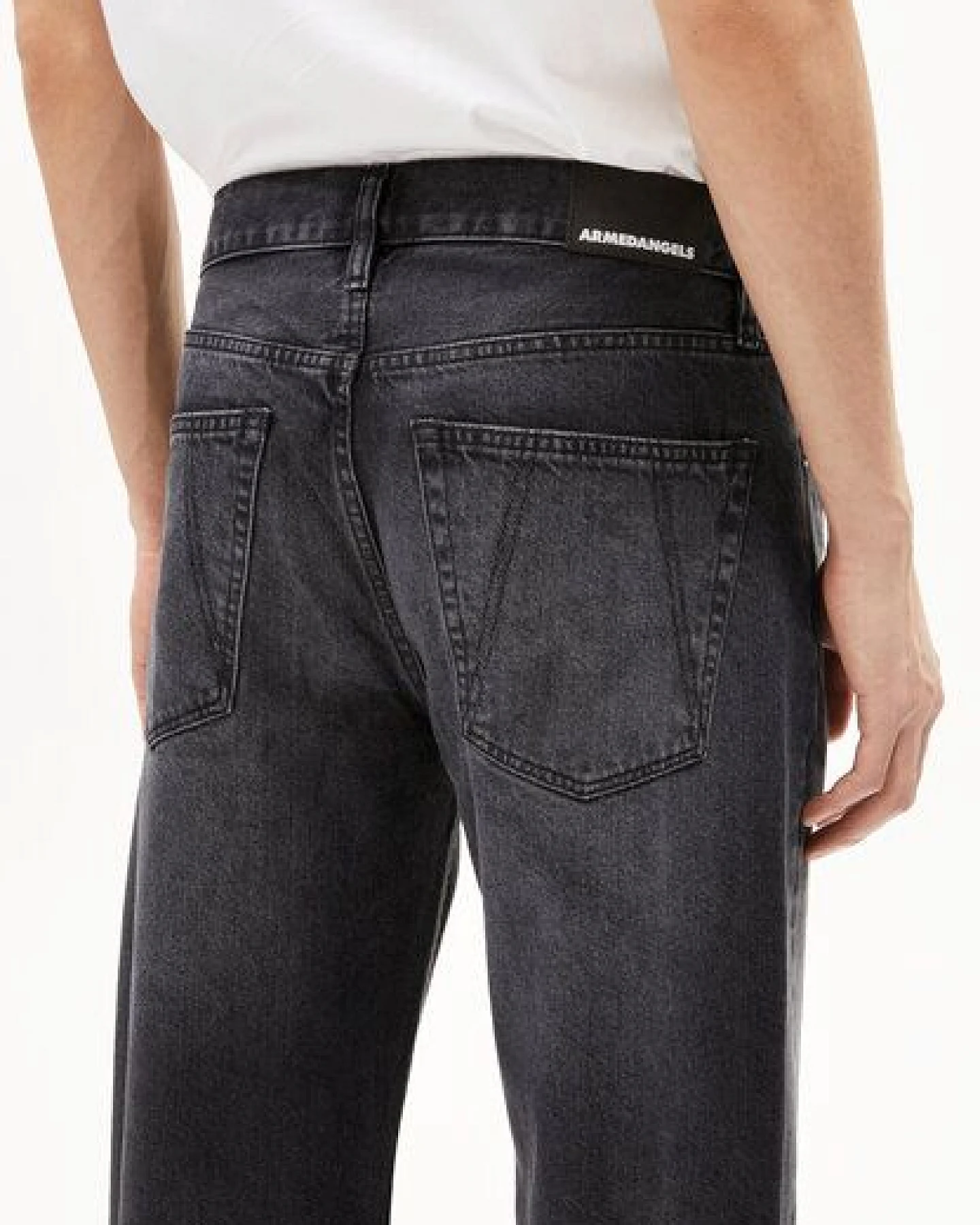 ARMEDANGELS AARY Herren Straight Jeans recycelte Baumwolle Comfort Stretch – Ansicht 3
