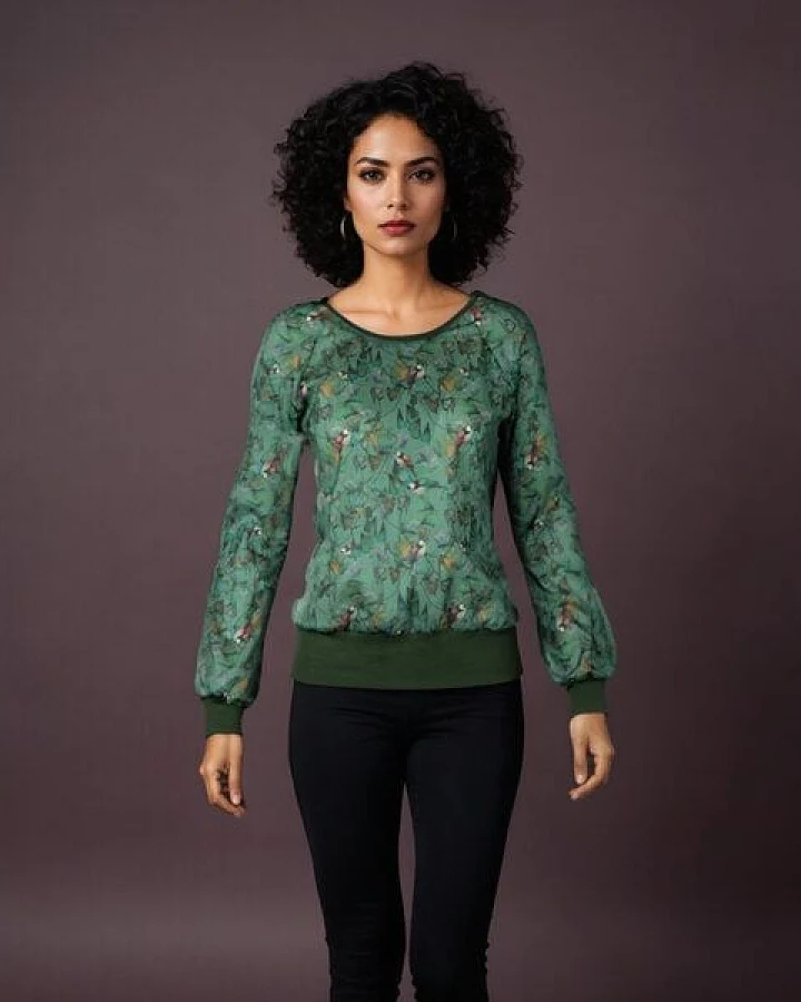 Bluse NEW.Bird aus Bio Baumwolle von Lasalina