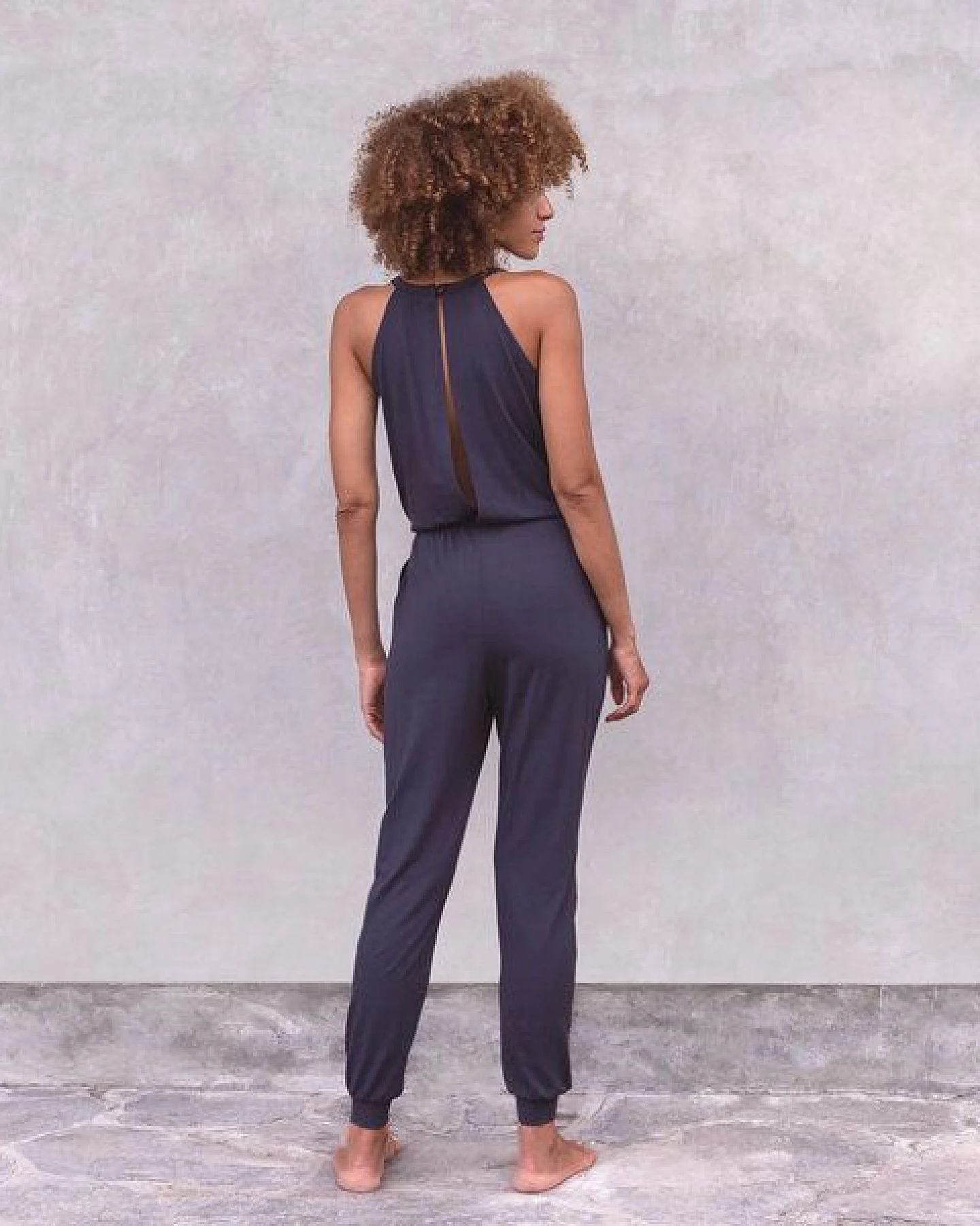Jaya PARIS - Jumpsuit aus Bambus/Biobaumwollmix – Ansicht 2