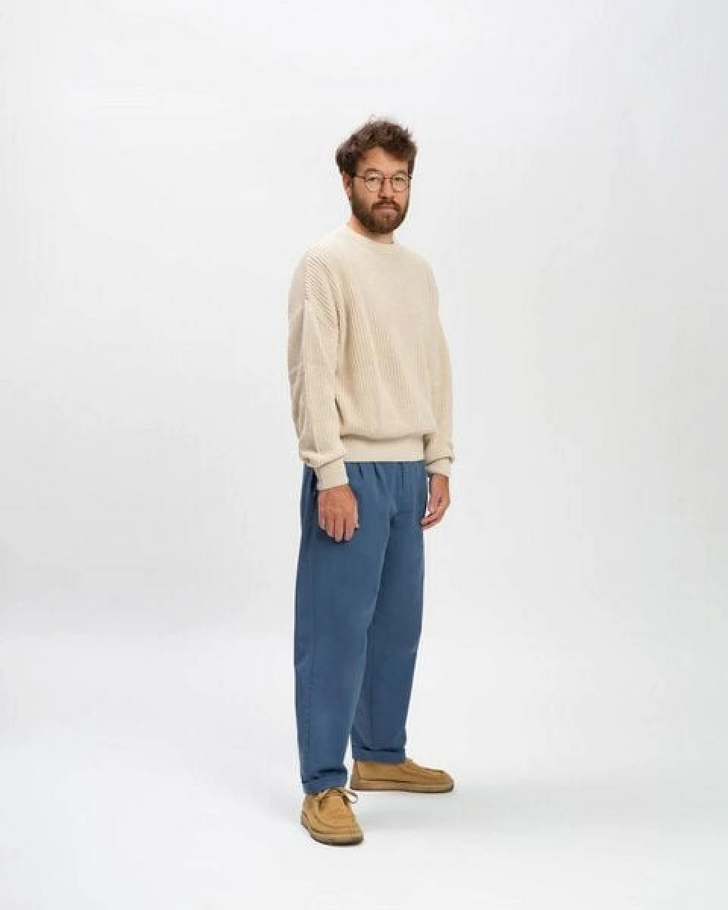 Matona Grob gestrickter Pullover für Männer / Knitted Sweater – Ansicht 3