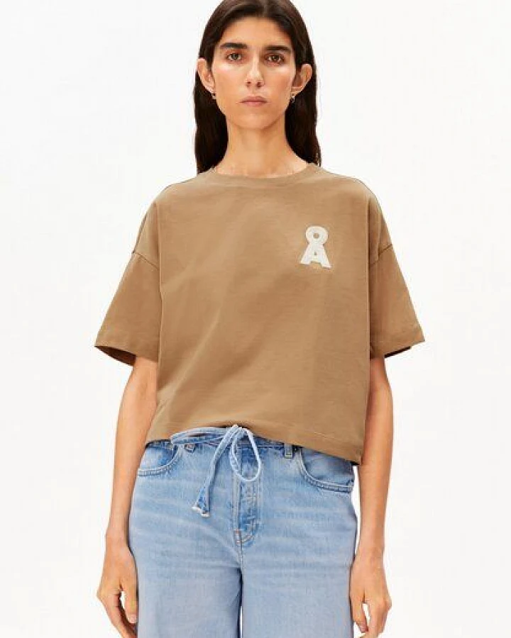 ARMEDANGELS ALBERTARAA Damen T-Shirt aus recyceltem Baumwoll Mix