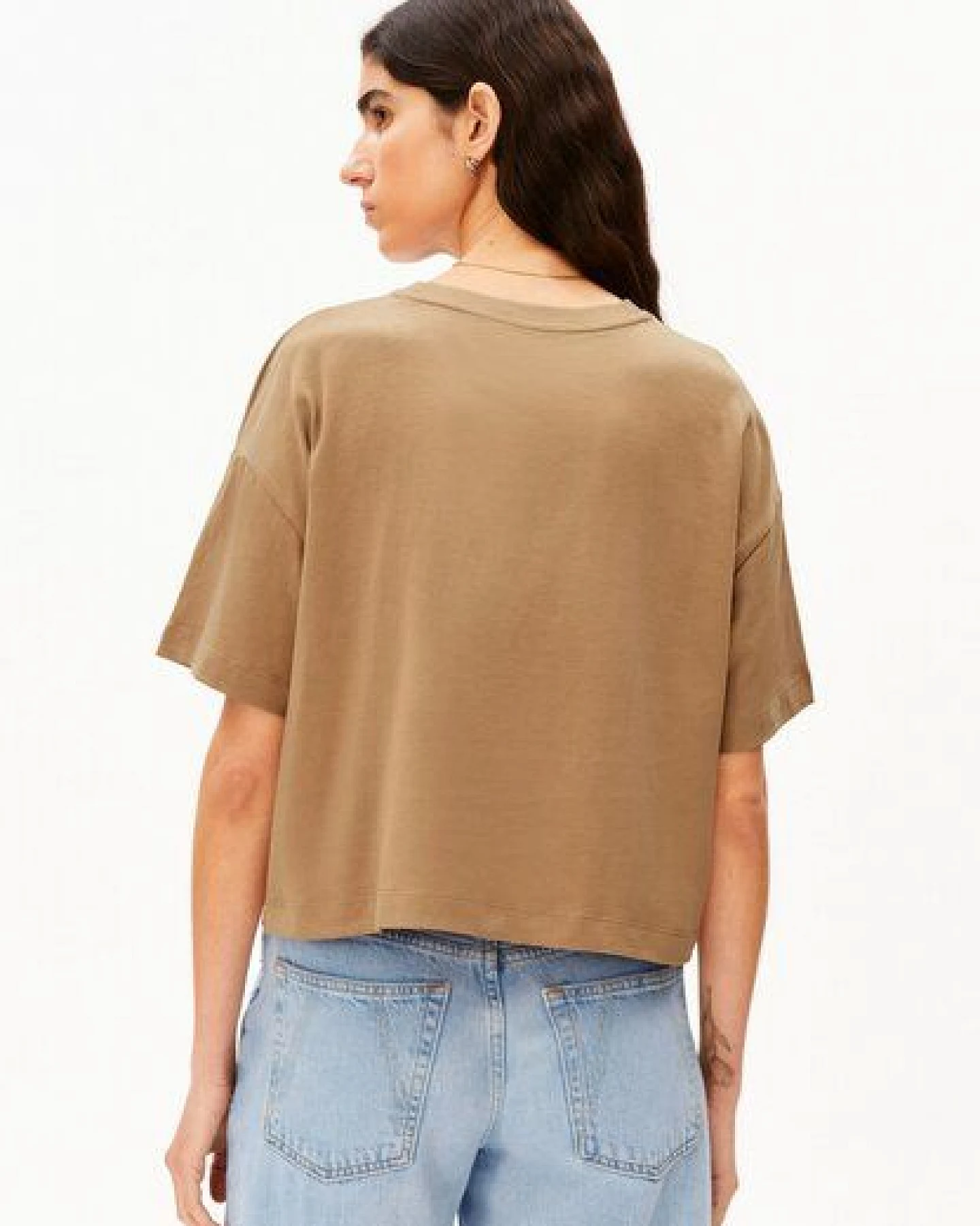 ARMEDANGELS ALBERTARAA Damen T-Shirt aus recyceltem Baumwoll Mix – Ansicht 2