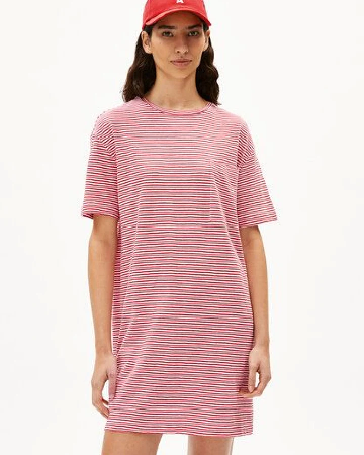 ARMEDANGELS CHAARA LOVELY STRIPES Damen Jerseykleid aus Bio-Baumwolle