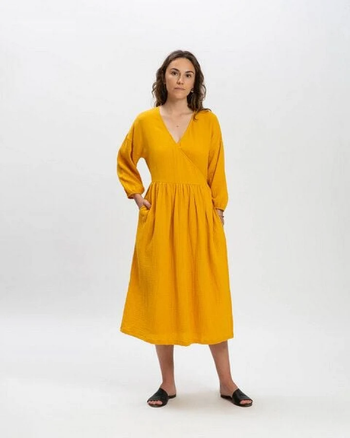 Matona Wickelkleid aus Musselin für Frauen / Muslin Dress