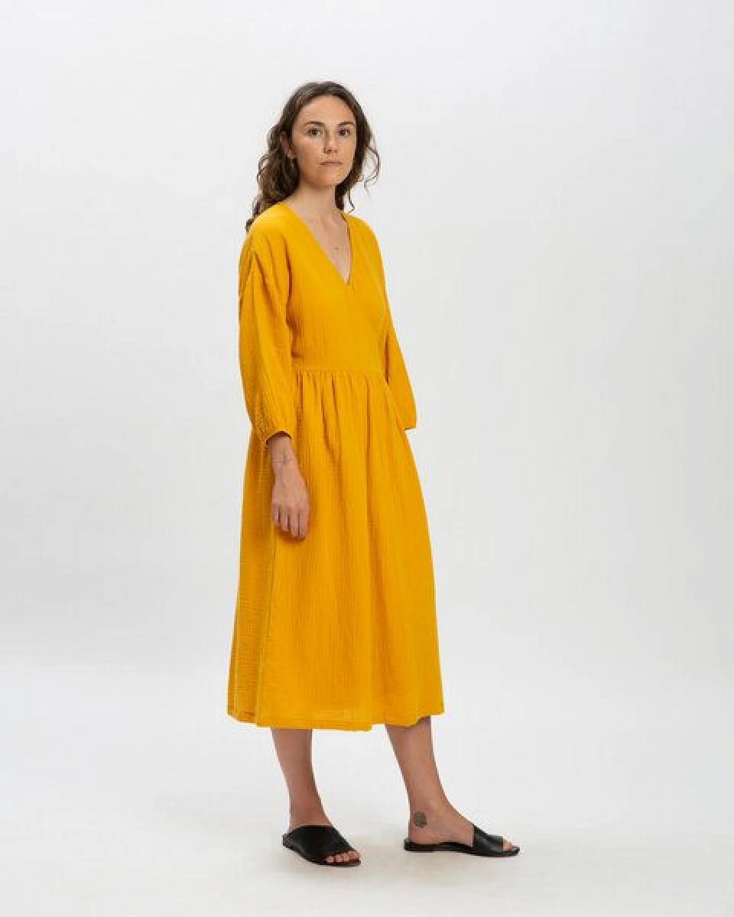 Matona Wickelkleid aus Musselin für Frauen / Muslin Dress – Ansicht 3