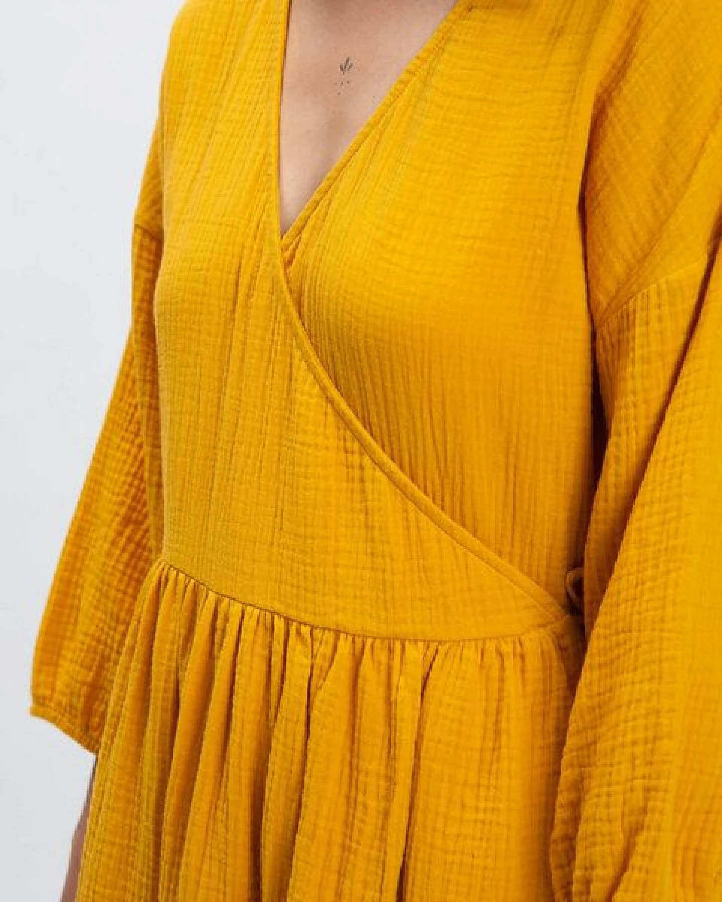Matona Wickelkleid aus Musselin für Frauen / Muslin Dress – Ansicht 4