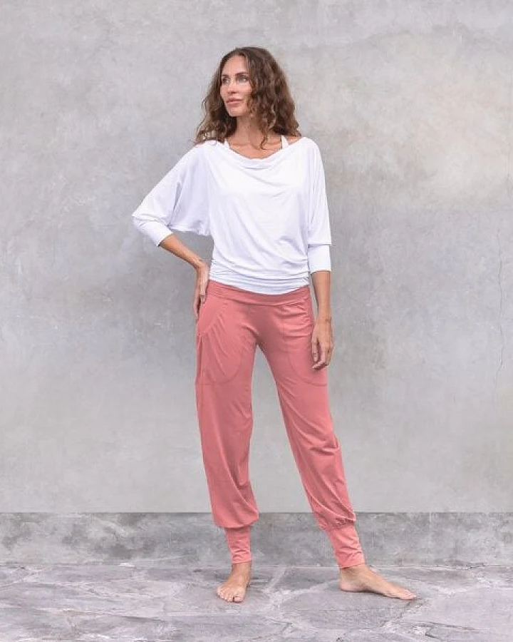 Jaya JOYCE - Damen - Hose für Yoga und Feizeit aus Biobaumwolle