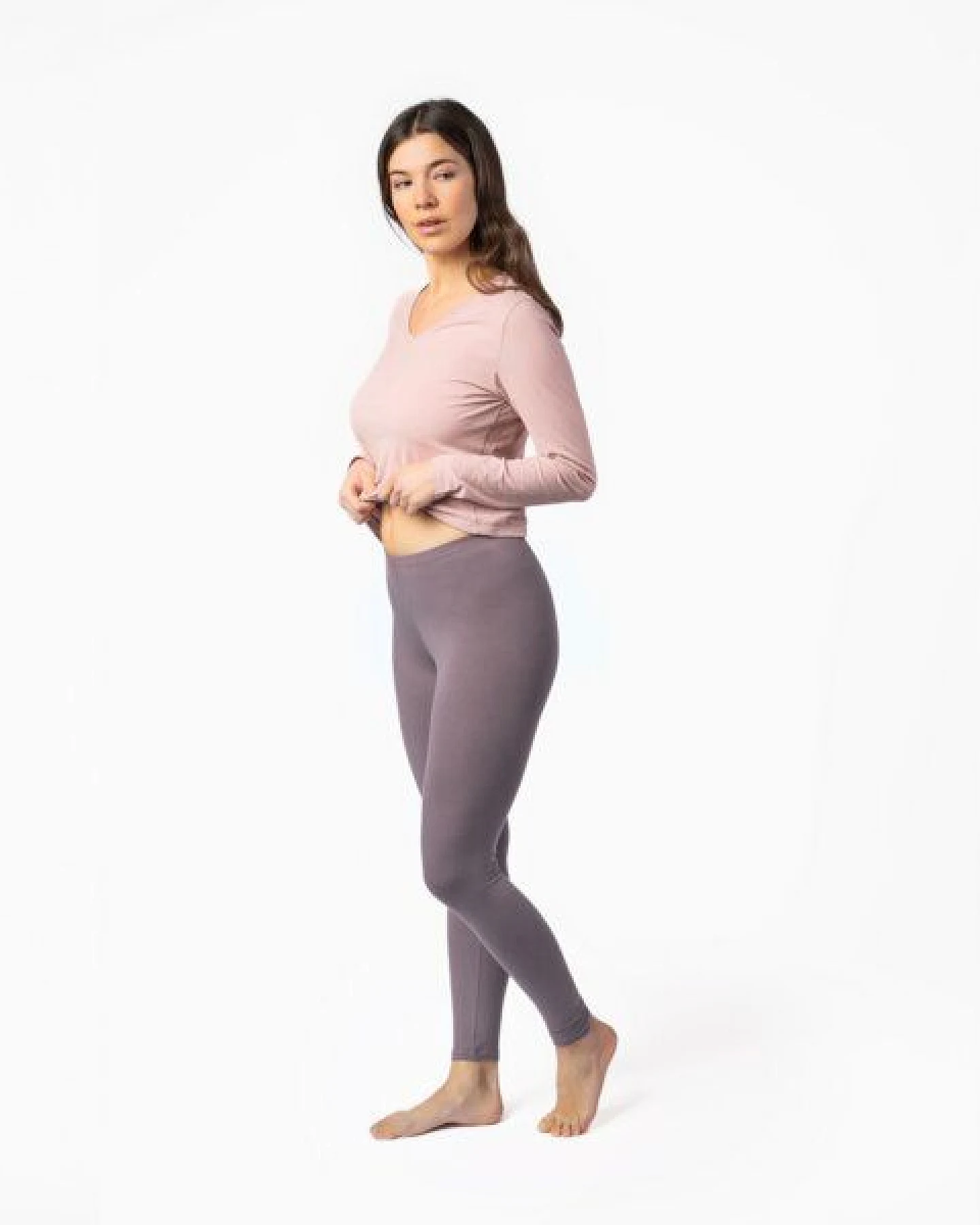 Living Crafts ANNEDORE Bio Leggings Damen – GOTS-Baumwolle, elastisch, nachhaltige Alltags- & Freizeit-Leggings – Ansicht 2