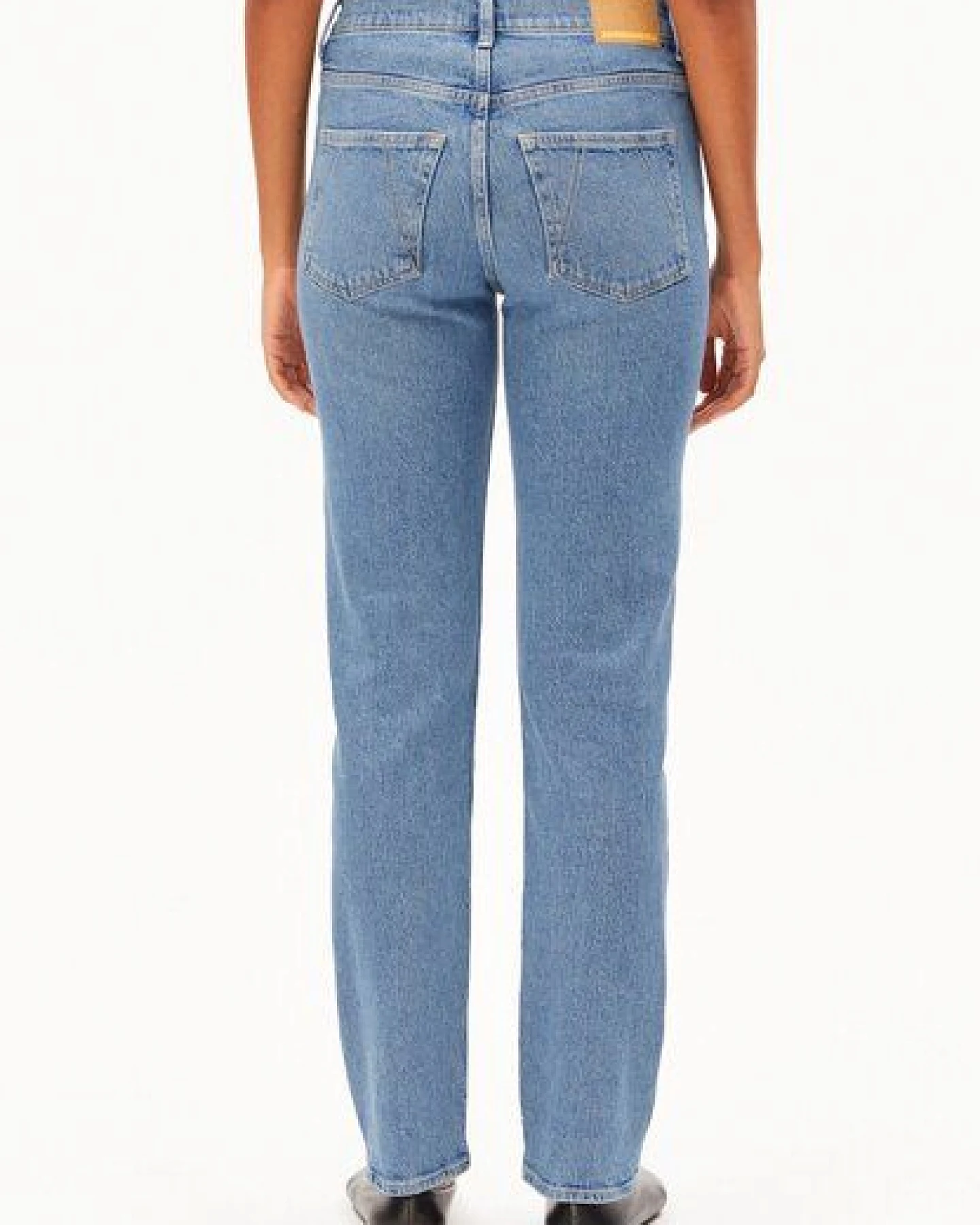 ARMEDANGELS CARENAA Damen Straight Jeans Bio-Baumwoll Mix Comfort Stretch – Ansicht 2