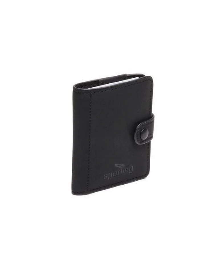 Sperling "Minimal" veganes Kartenetui / Mini-Geldbörse aus Kork & recyceltem Ecobend mit RFID-Schutz