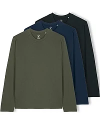 Navyblau-Khaki-Schwarz