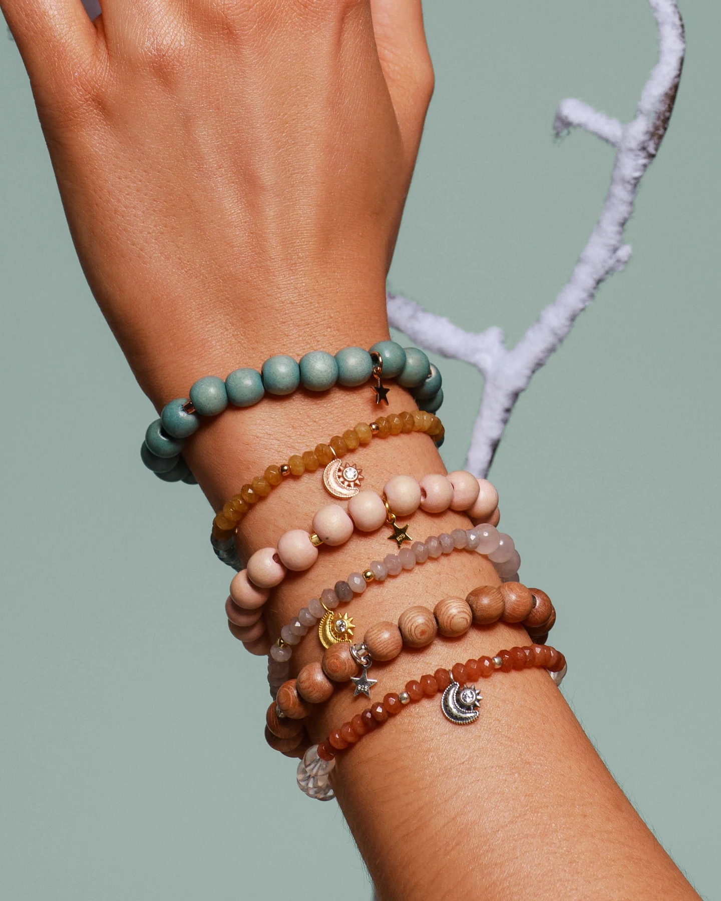 Hoffnungsträger Handmala Set „Pure Harmony”, Roségold – Ansicht 3