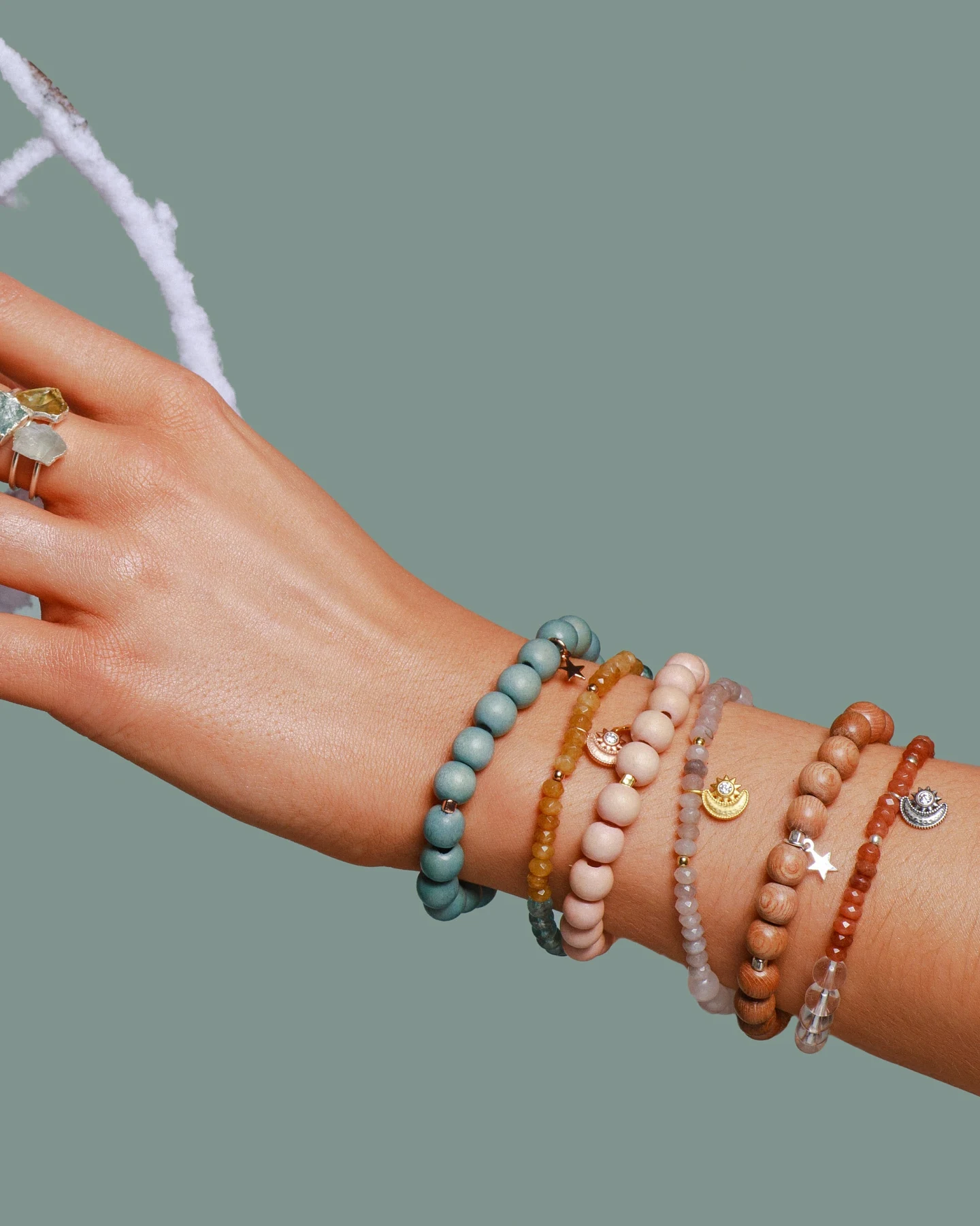 Hoffnungsträger Handmala Set „Pure Harmony”, Roségold – Ansicht 5