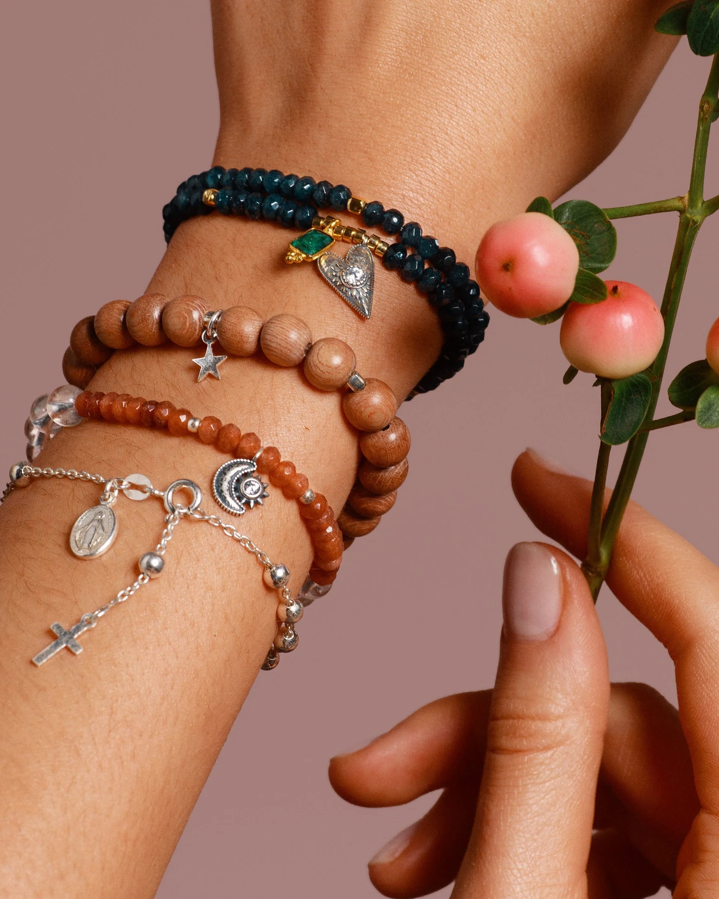 Hoffnungsträger Handmala Set „Pure Harmony”, Silber – Ansicht 2