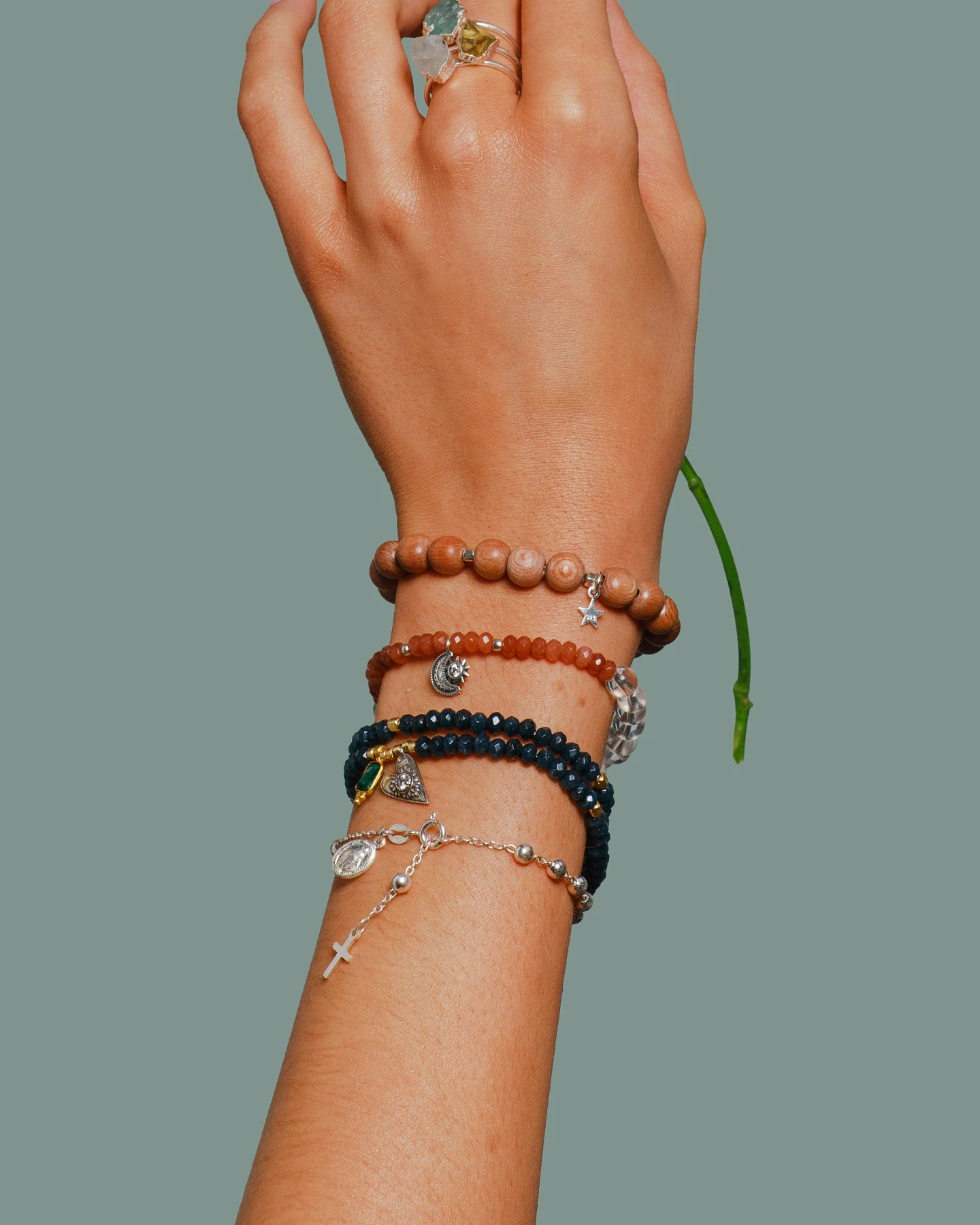 Hoffnungsträger Handmala Set „Pure Harmony”, Silber – Ansicht 4