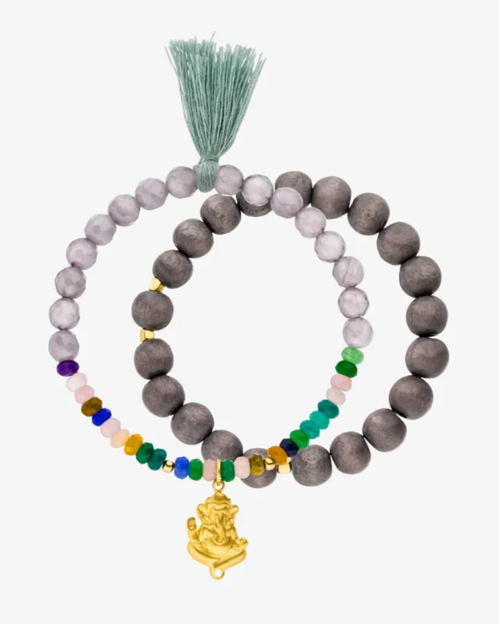 Hoffnungsträger Handmala-Set „Happy Ganesha“ Gold