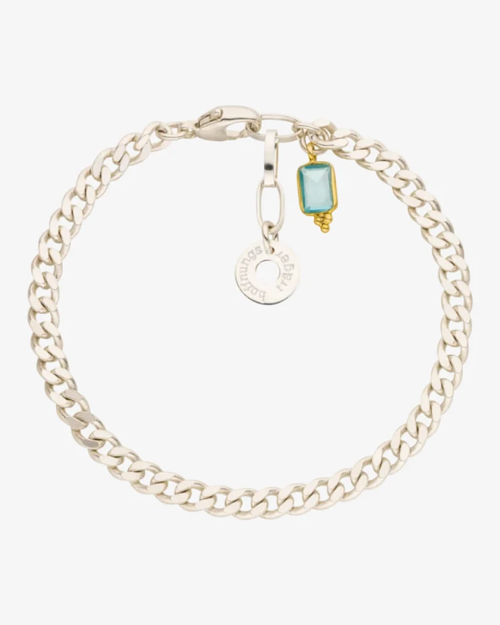 Hoffnungsträger Gliederarmband Chunky Silber