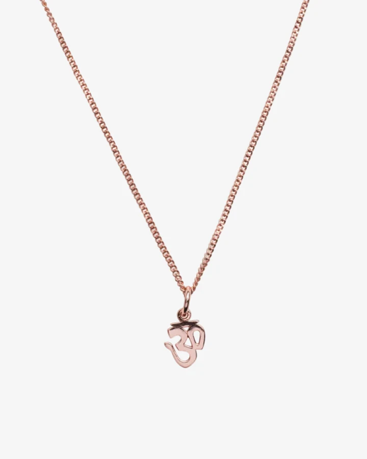 Hoffnungsträger OM Kette "AUM" Roségold