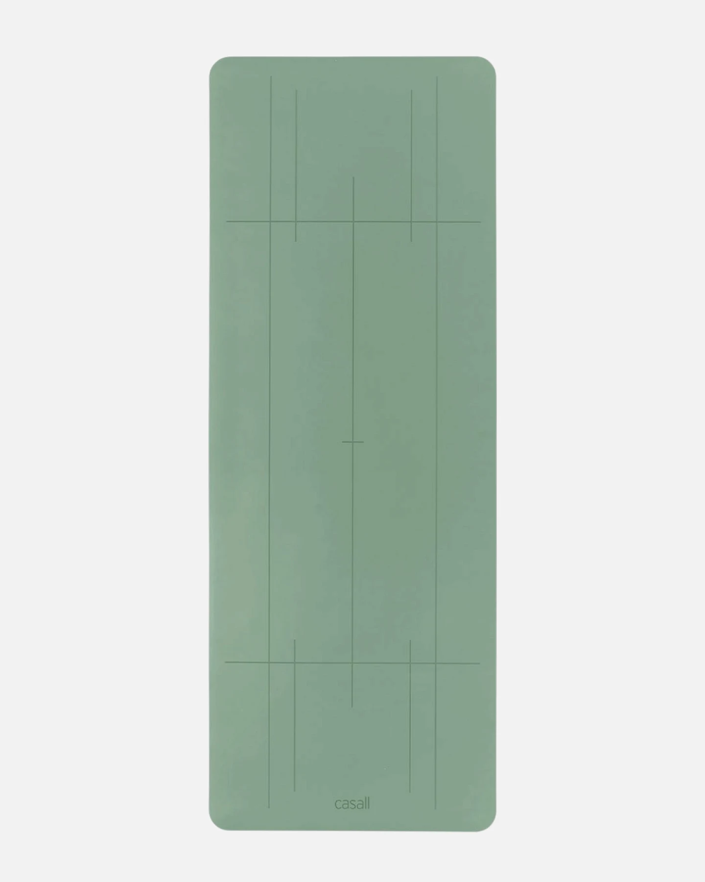 Casall Yoga Mat Grip & Cushion III 5mm - Soft Teal – Ansicht 2