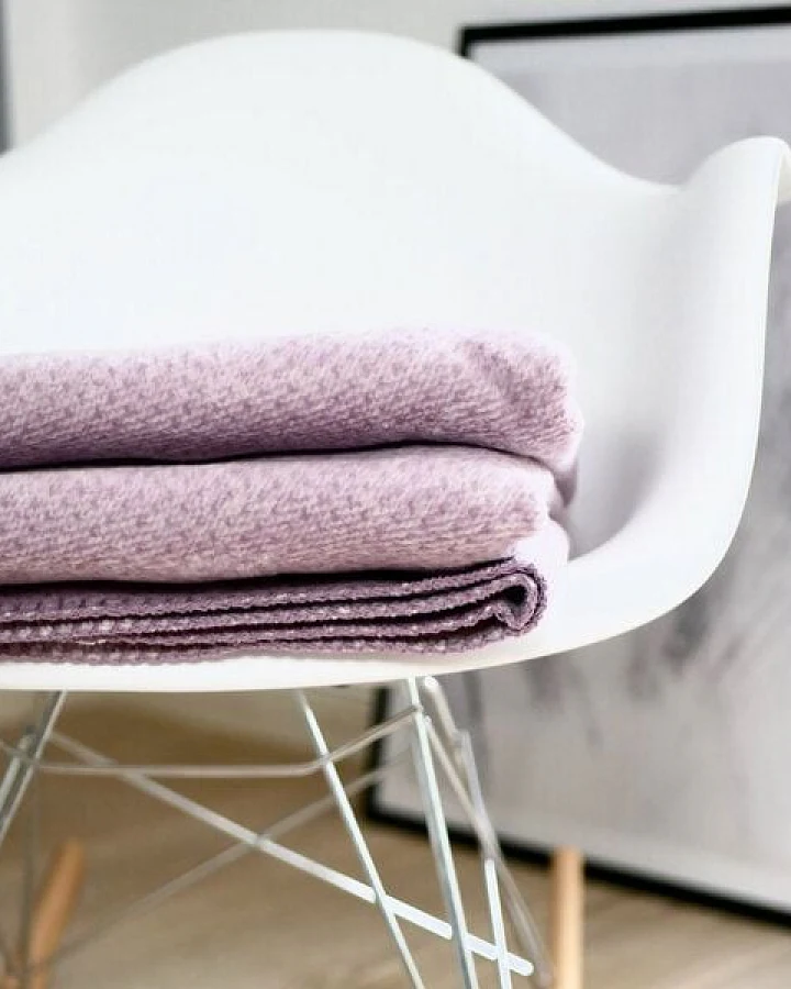 RIEMA Germany flauschige Kuscheldecke EMMA aus weicher Bio-Baumwolle - Baumwolldecke OEKO-Tex