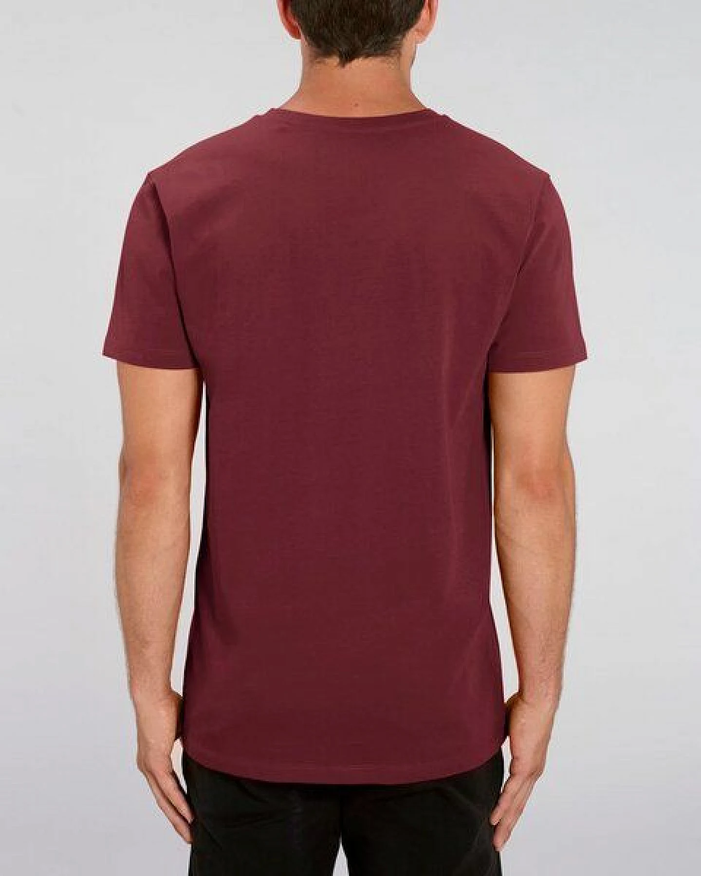 YTWOO Männer Bio T-Shirt mit V-Ausschnitt, fair hergestellt – Ansicht 3