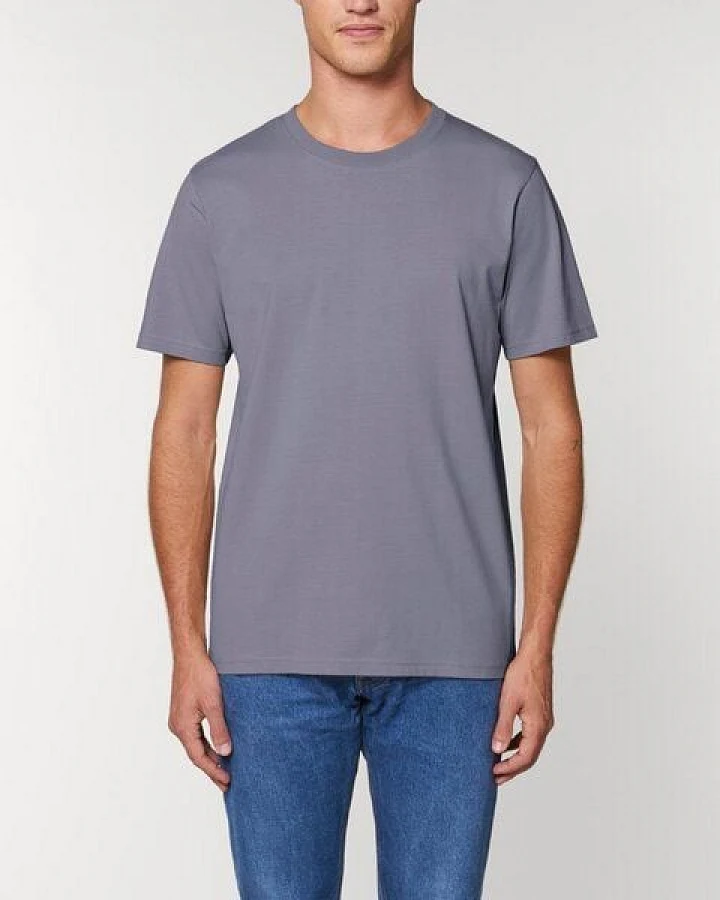 YTWOO Herren schweres Bio T-Shirt. Männer Premium Basic Shirt. Heavy Cotton