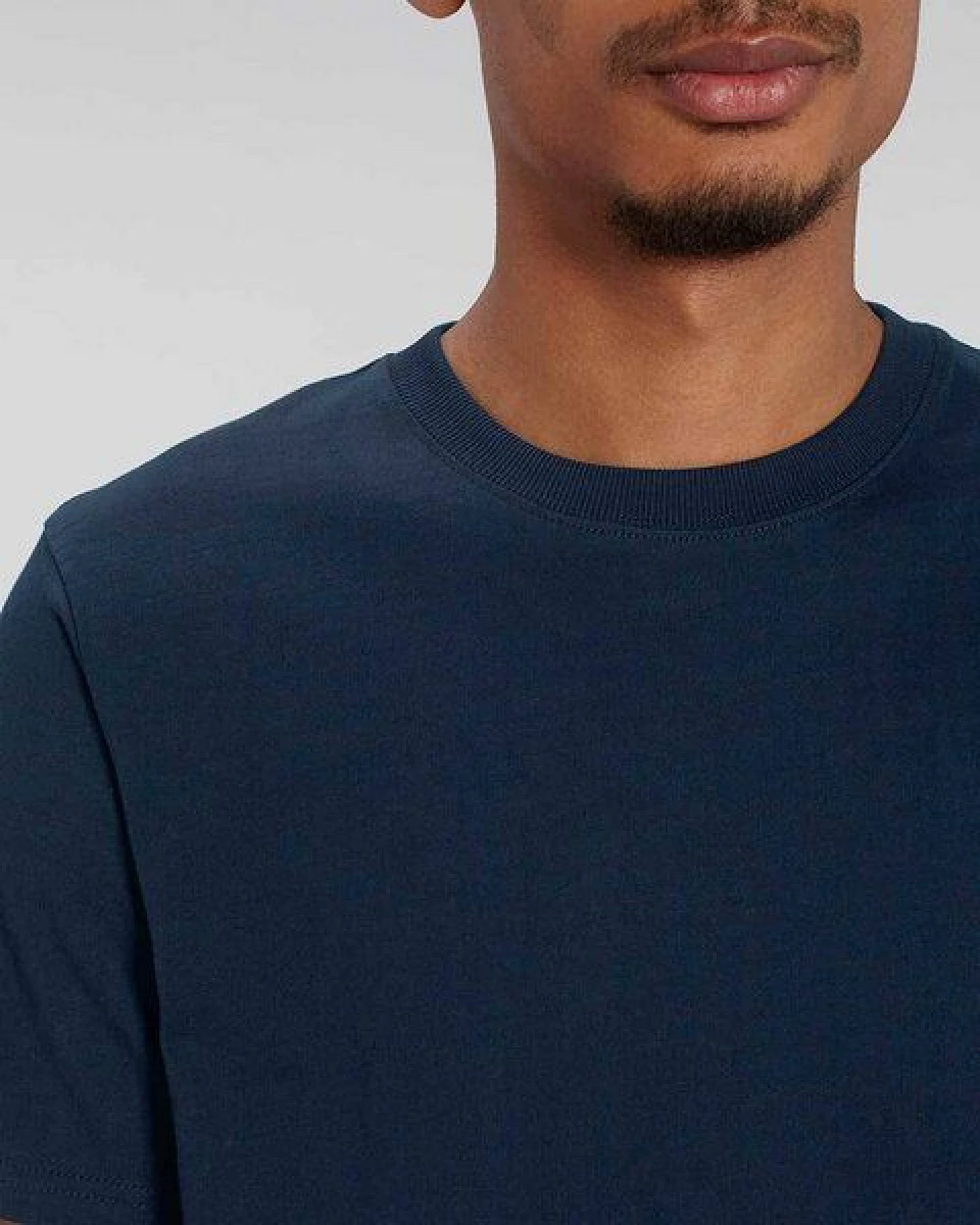 YTWOO Herren schweres Bio T-Shirt. Männer Premium Basic Shirt. Heavy Cotton – Ansicht 2