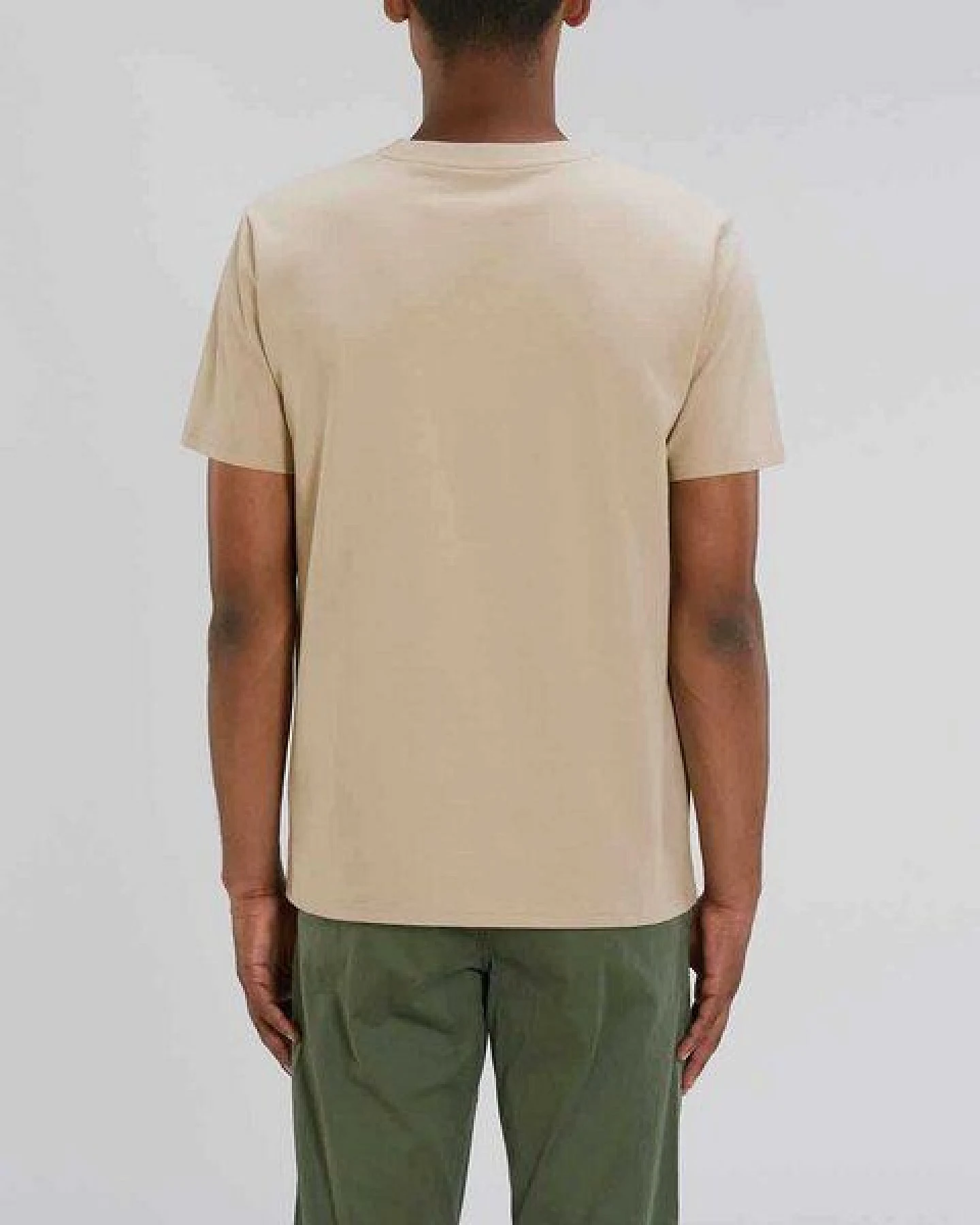 YTWOO Herren schweres Bio T-Shirt. Männer Premium Basic Shirt. Heavy Cotton – Ansicht 3
