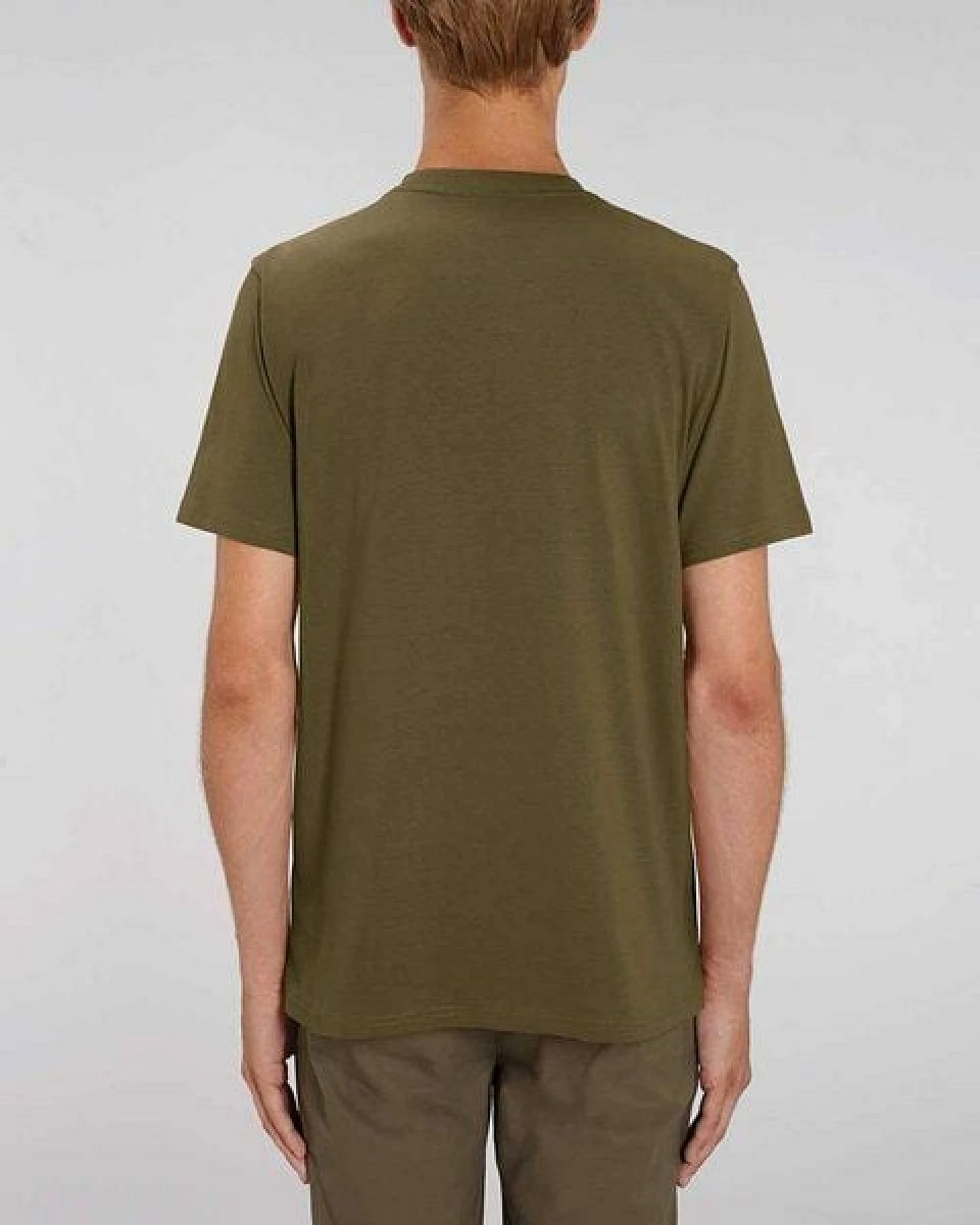 YTWOO Herren schweres Bio T-Shirt. Männer Premium Basic Shirt. Heavy Cotton – Ansicht 3
