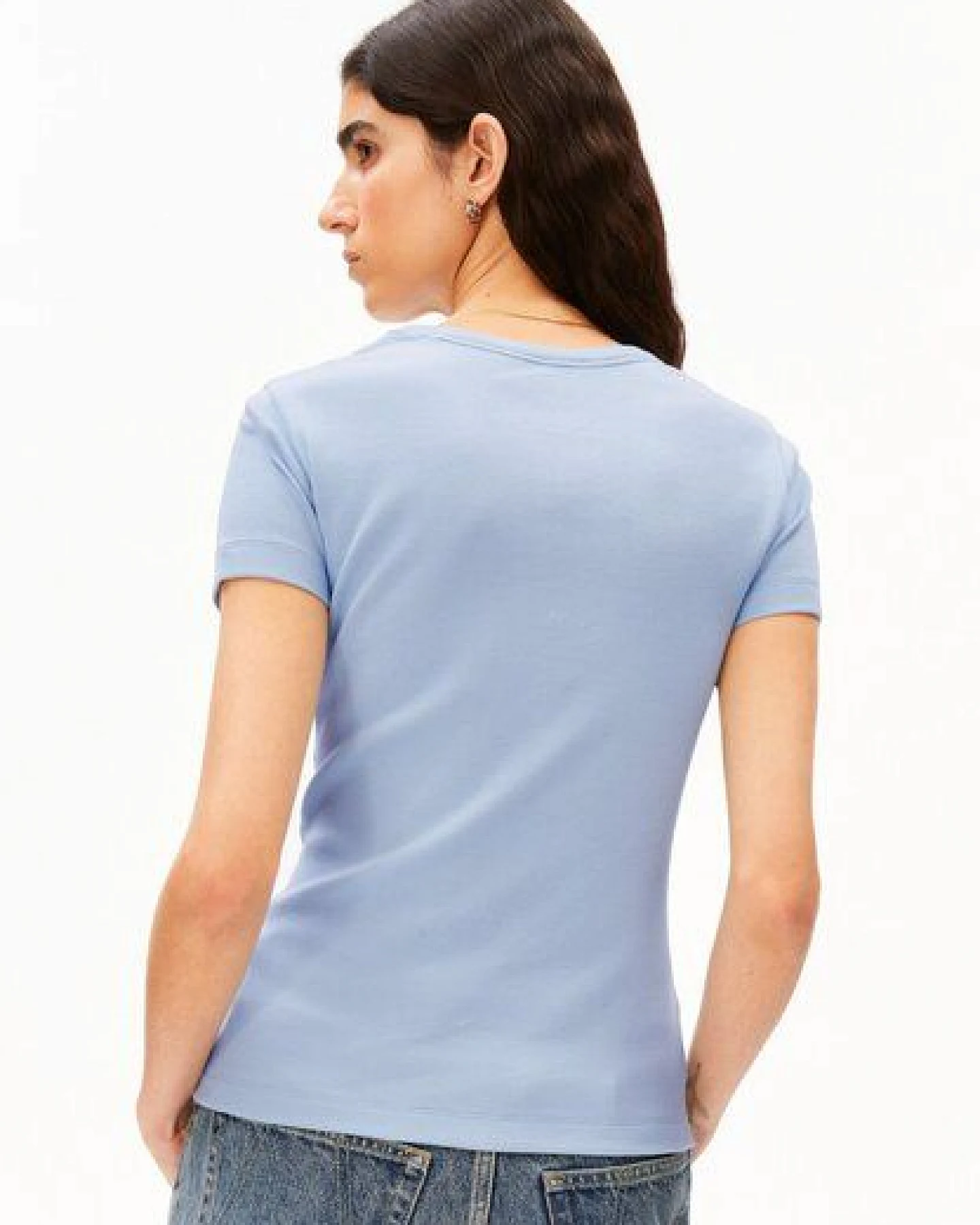 ARMEDANGELS KARDAA Damen Ripp-T-Shirt aus Bio-Baumwoll Mix – Ansicht 2
