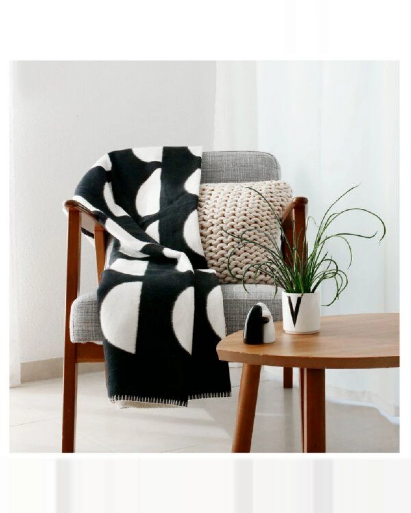 RIEMA Germany warme Kuscheldecke aus weicher Bio-Baumwolle JORIS - Made in Germany – Ansicht 2
