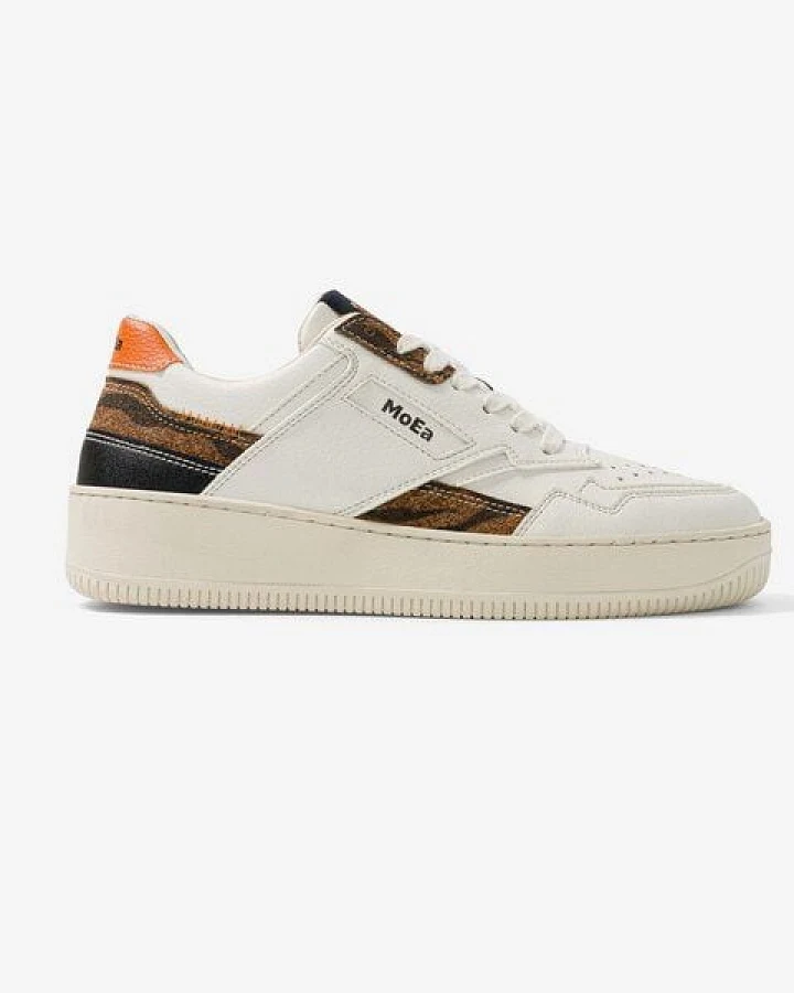 Sneakers WWF x MoEa – GEN1 Weiß & Tiger