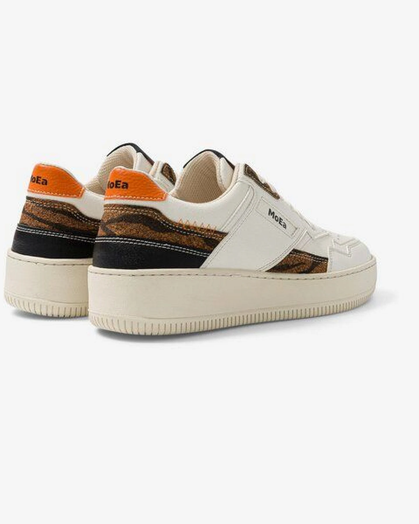 Sneakers WWF x MoEa – GEN1 Weiß & Tiger – Ansicht 4
