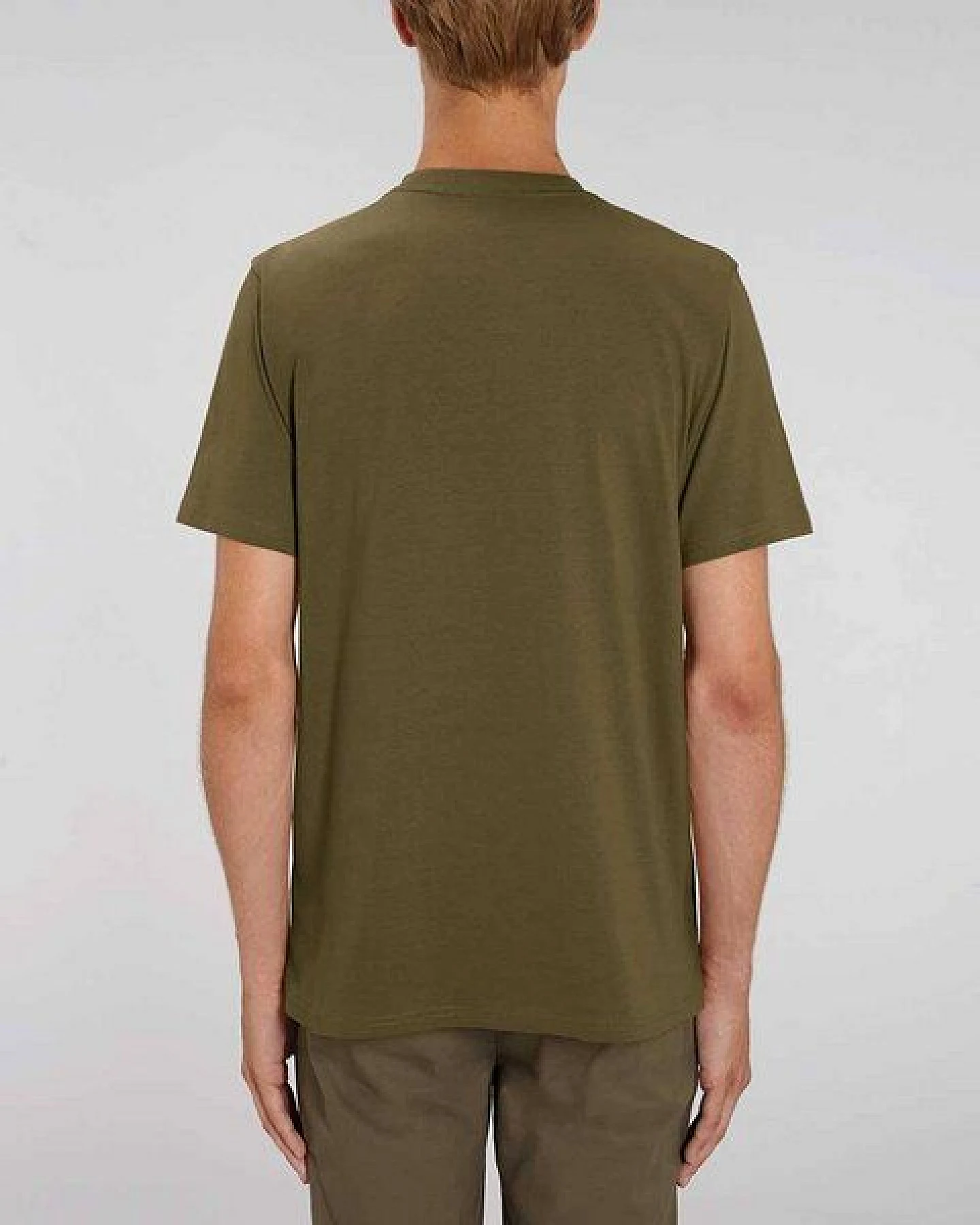 YTWOO Herren schweres Bio T-Shirt. Männer Premium Basic Shirt. Heavy Cotton – Ansicht 3