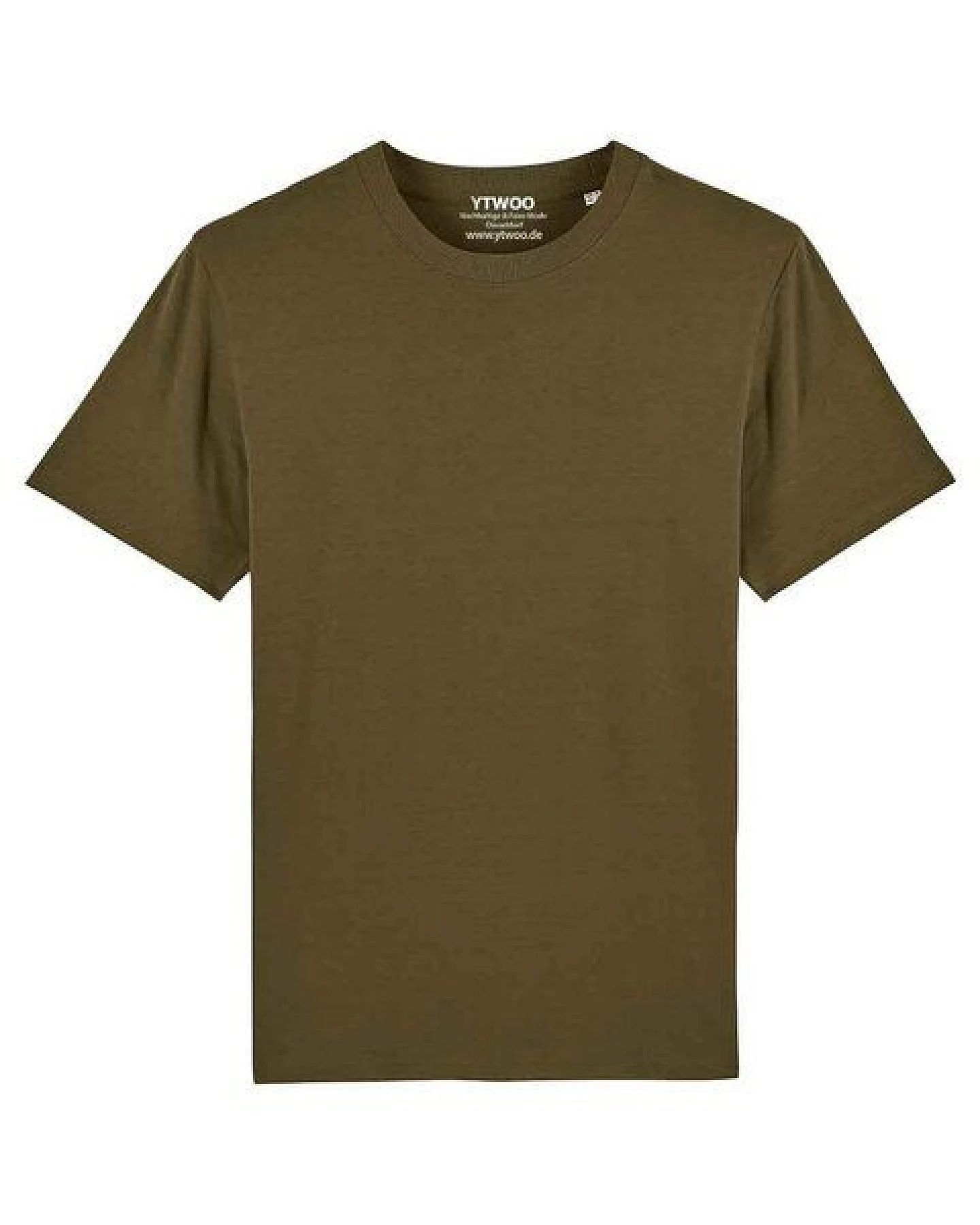 YTWOO Herren schweres Bio T-Shirt. Männer Premium Basic Shirt. Heavy Cotton – Ansicht 4