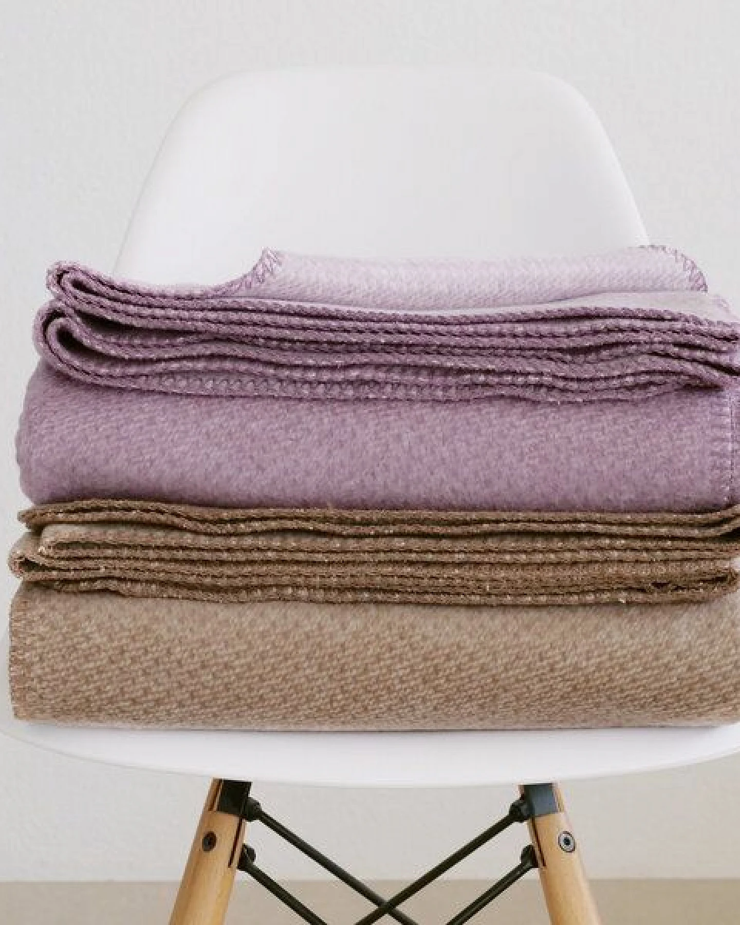 RIEMA Germany flauschige Kuscheldecke EMMA aus weicher Bio-Baumwolle - Baumwolldecke OEKO-Tex – Ansicht 2