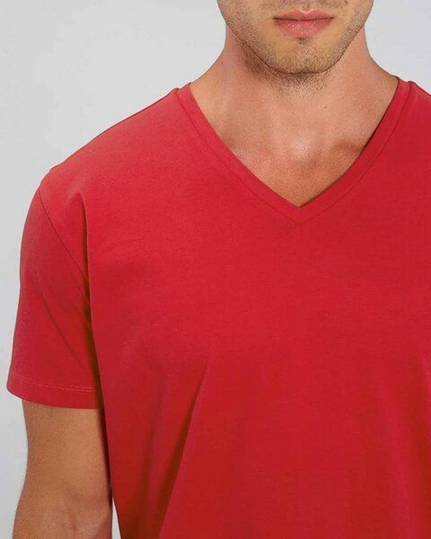 YTWOO Männer Bio T-Shirt mit V-Ausschnitt, nachhaltig & fair hergestellt – Ansicht 2
