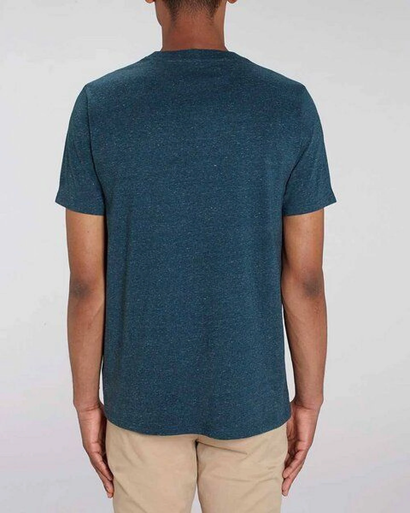 YTWOO Herren schweres Bio T-Shirt. Männer Premium Basic Shirt. Heavy Cotton – Ansicht 3