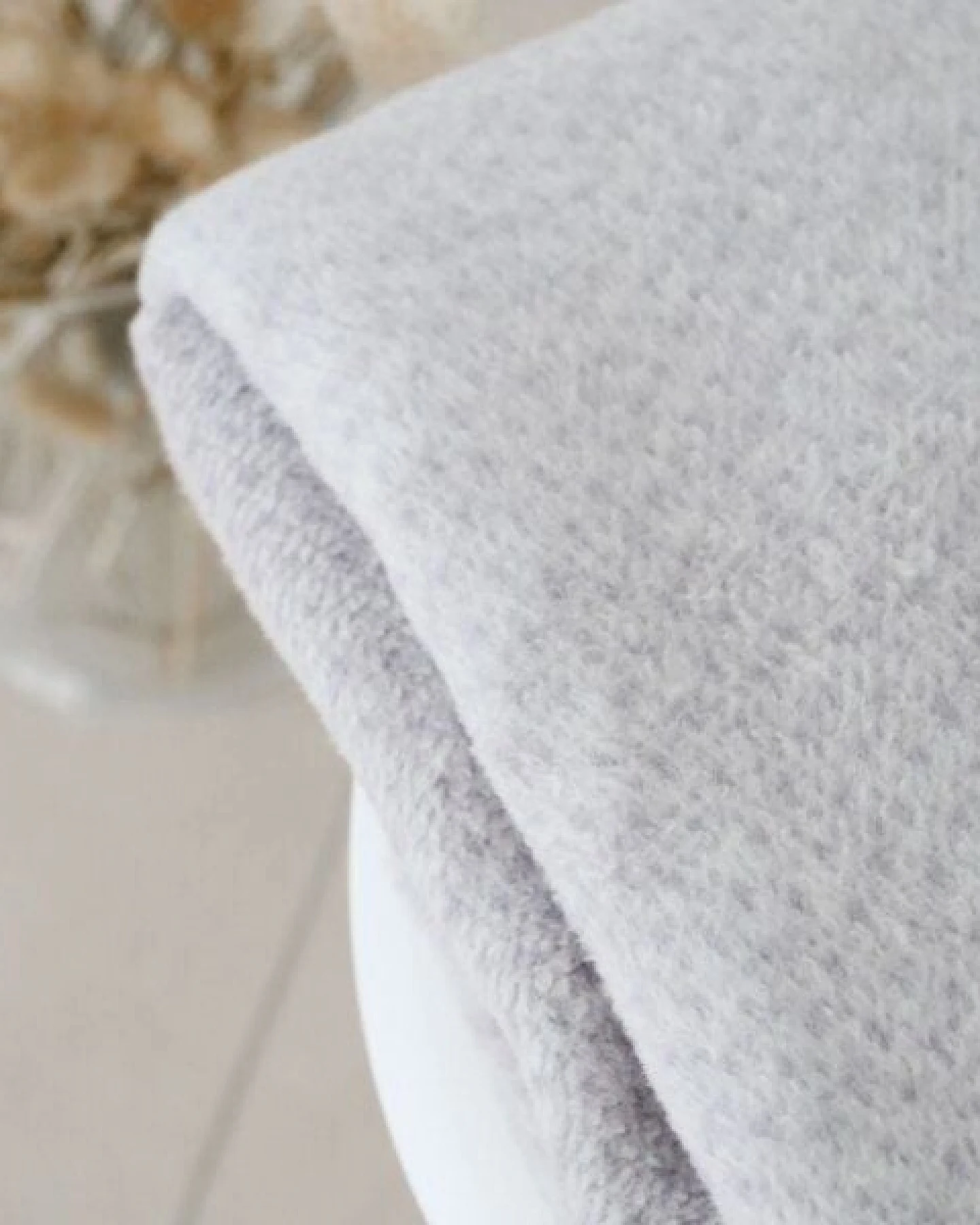 RIEMA Germany flauschige Kuscheldecke EMMA aus weicher Bio-Baumwolle - Baumwolldecke OEKO-Tex – Ansicht 4