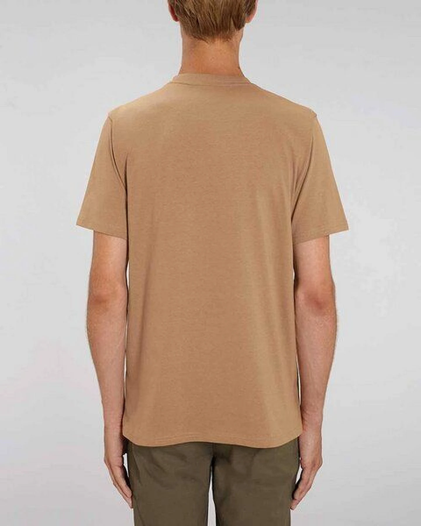 YTWOO Herren schweres Bio T-Shirt. Männer Premium Basic Shirt. Heavy Cotton – Ansicht 3