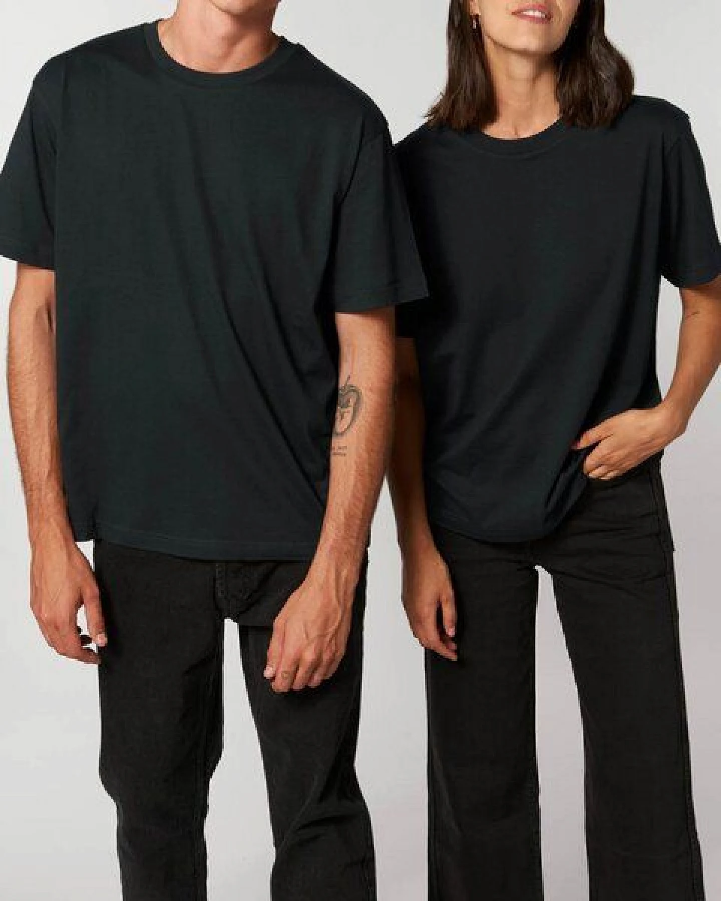 YTWOO Unisex T-Shirt mit lässigem Schnitt für Sie und Ihn aus Bio-Baumwolle – Ansicht 3
