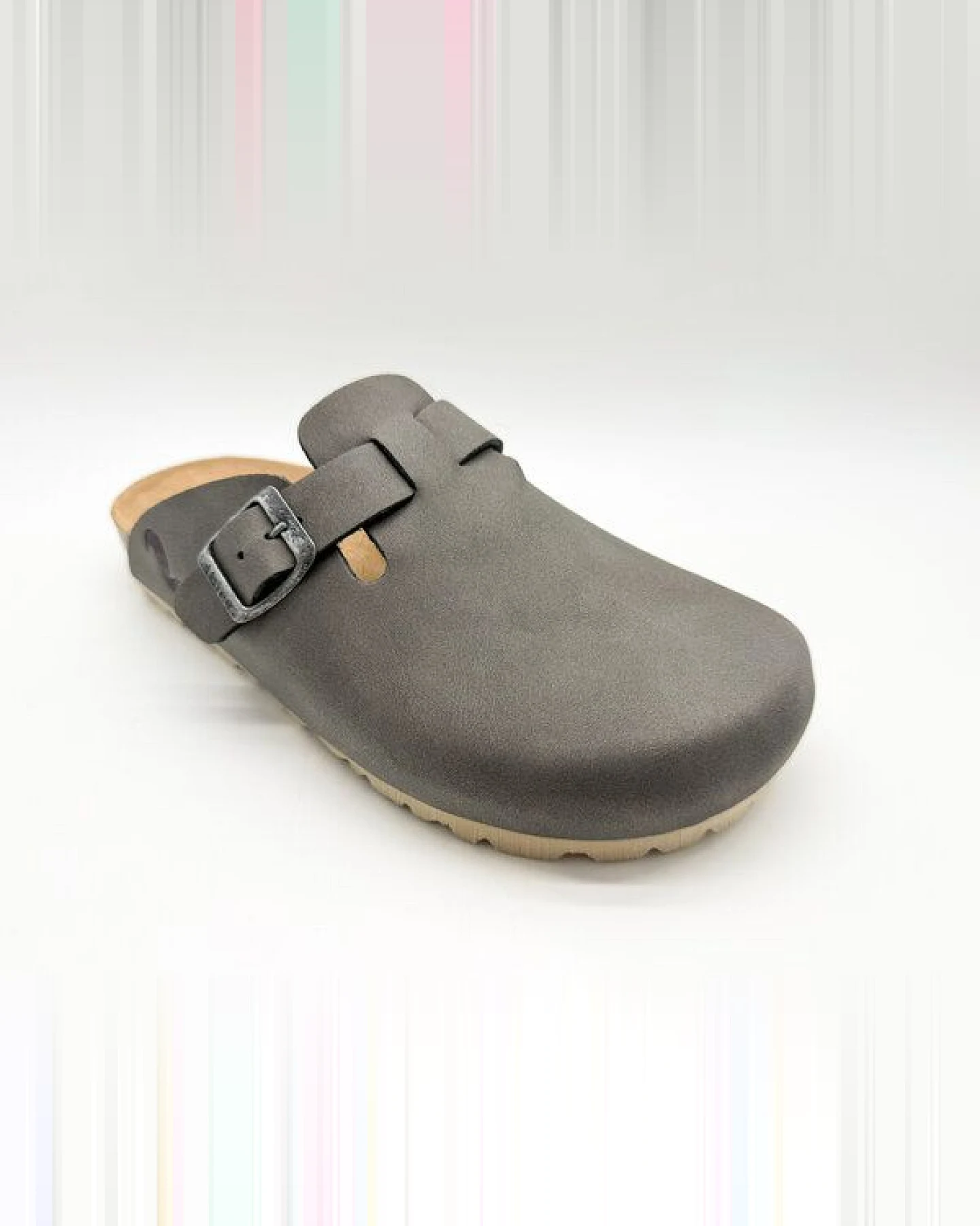 Vegane thies ® Eco Bio Clogs aus rec. PET mit Kork-Tieffussbett – Ansicht 3