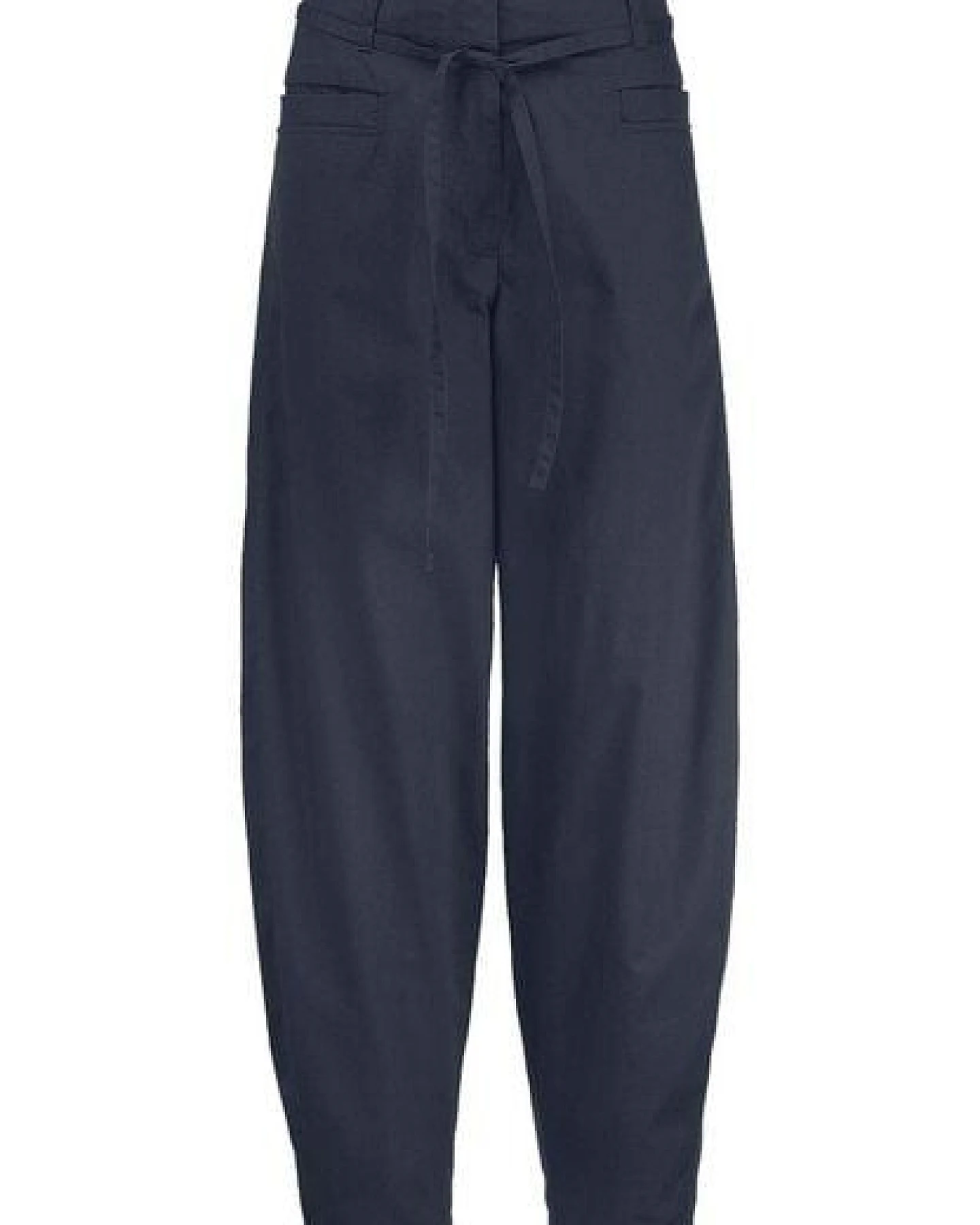 hessnatur Gewebe Hose Barrel Leg aus Bio-Baumwolle mit Elasthan – Ansicht 3