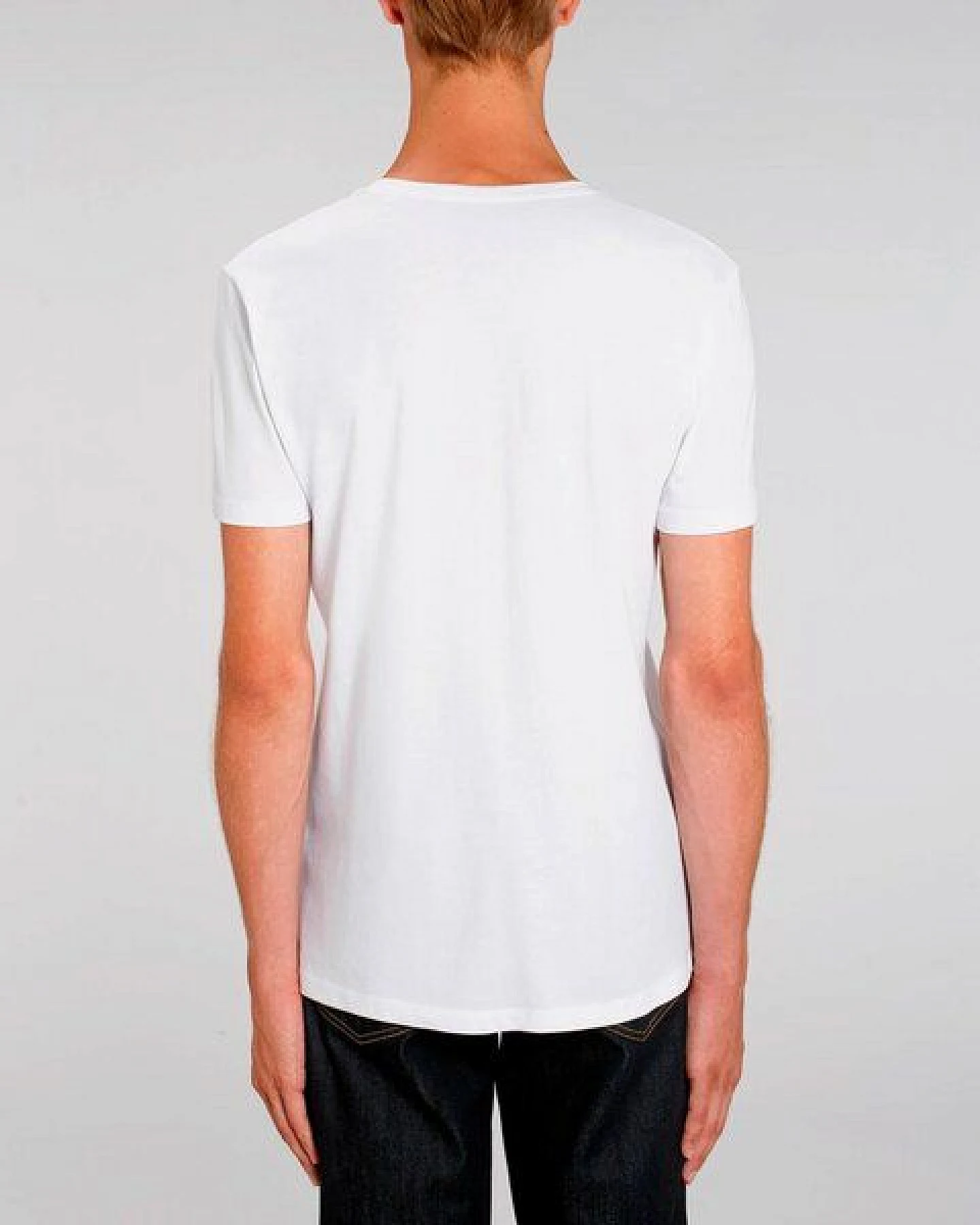 YTWOO Männer Bio T-Shirt mit V-Ausschnitt, nachhaltig & fair hergestellt – Ansicht 3