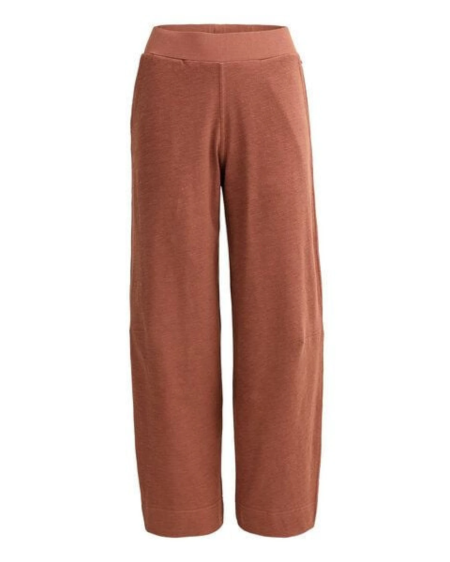 People Wear Organic Barrel Hose, uni braun, Bio-Baumwolle, 7/8 Länge – Ansicht 4