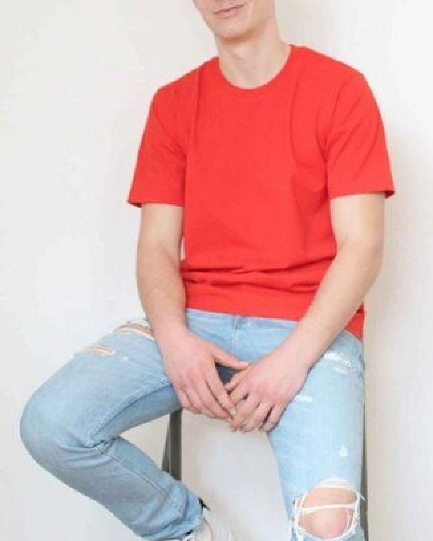 YTWOO Herren schweres Bio T-Shirt. Männer Premium Basic Shirt. Heavy Cotton – Ansicht 4