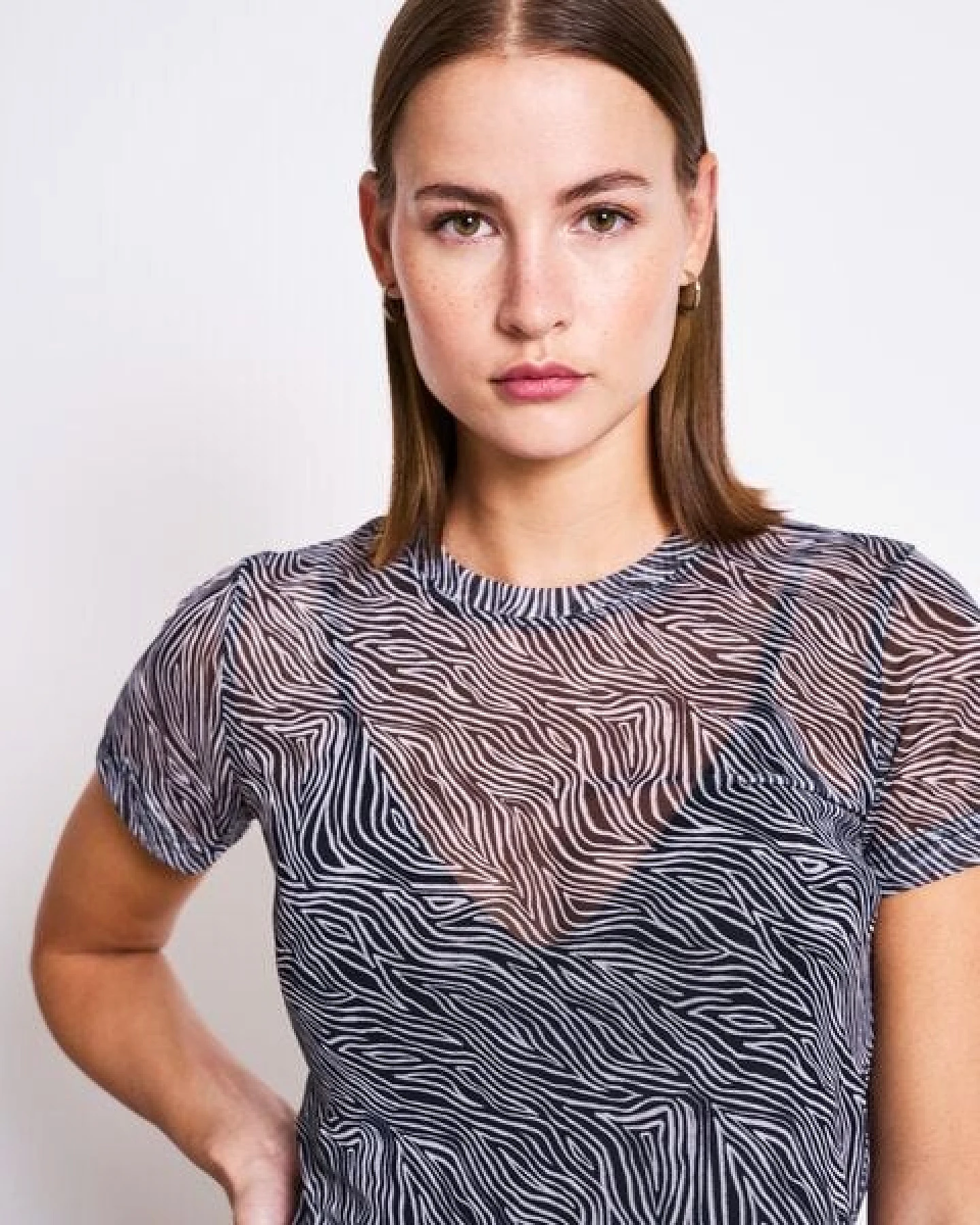 JAN N JUNE Mesh T-Shirt EVIE – Ansicht 4