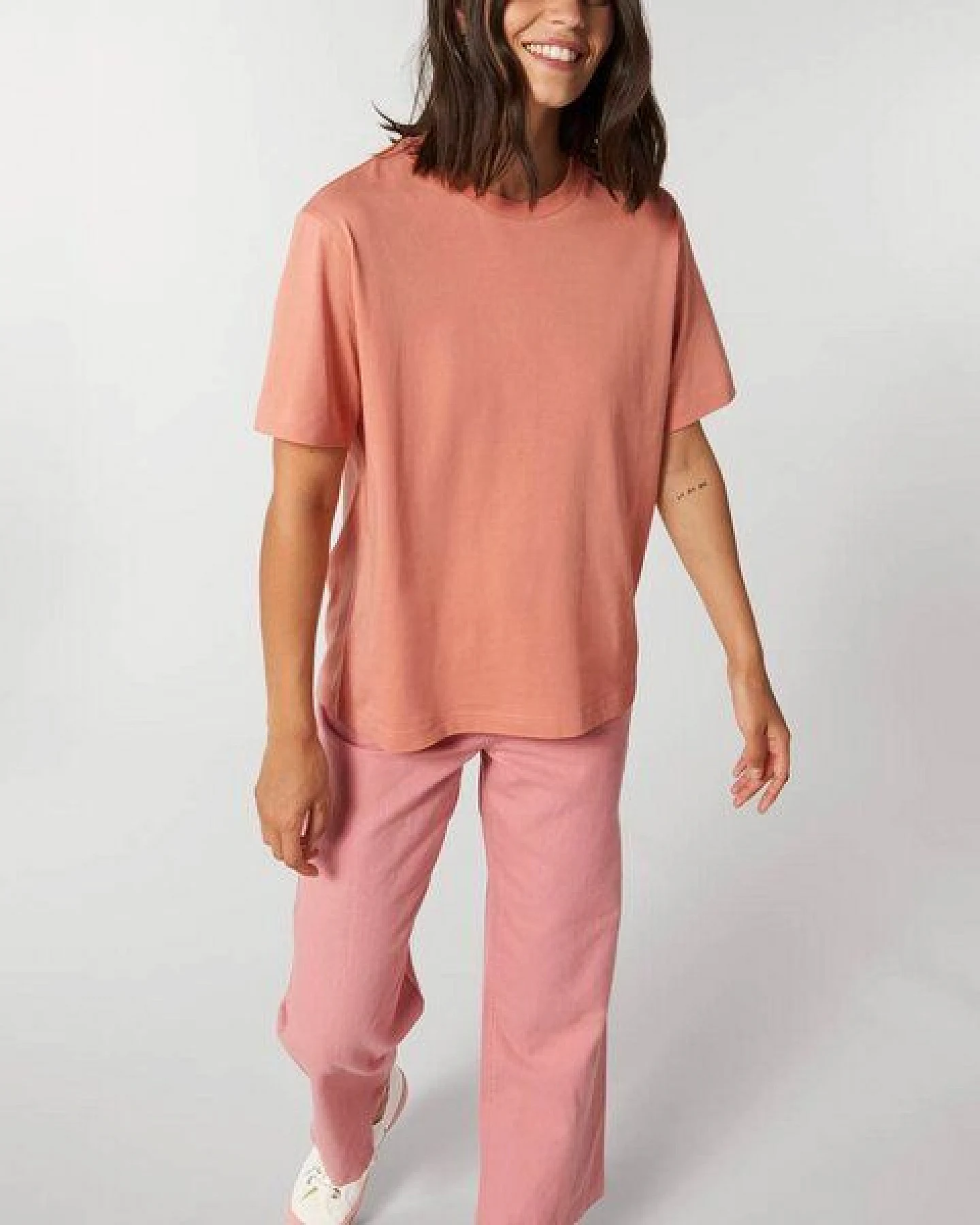 YTWOO Unisex T-Shirt mit lässigem Schnitt für Sie und Ihn aus Bio-Baumwolle – Ansicht 2